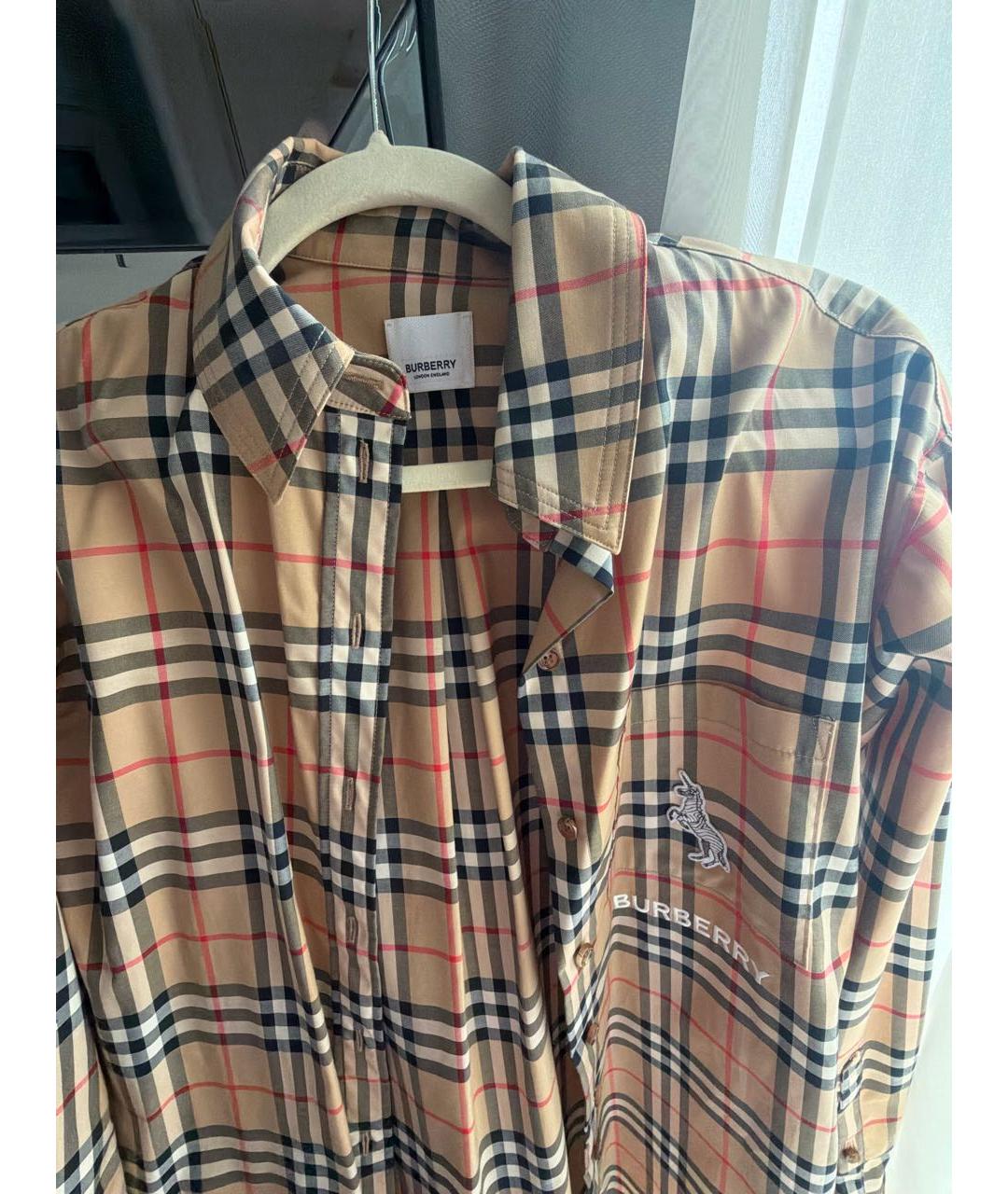 BURBERRY Коричневая рубашка, фото 2