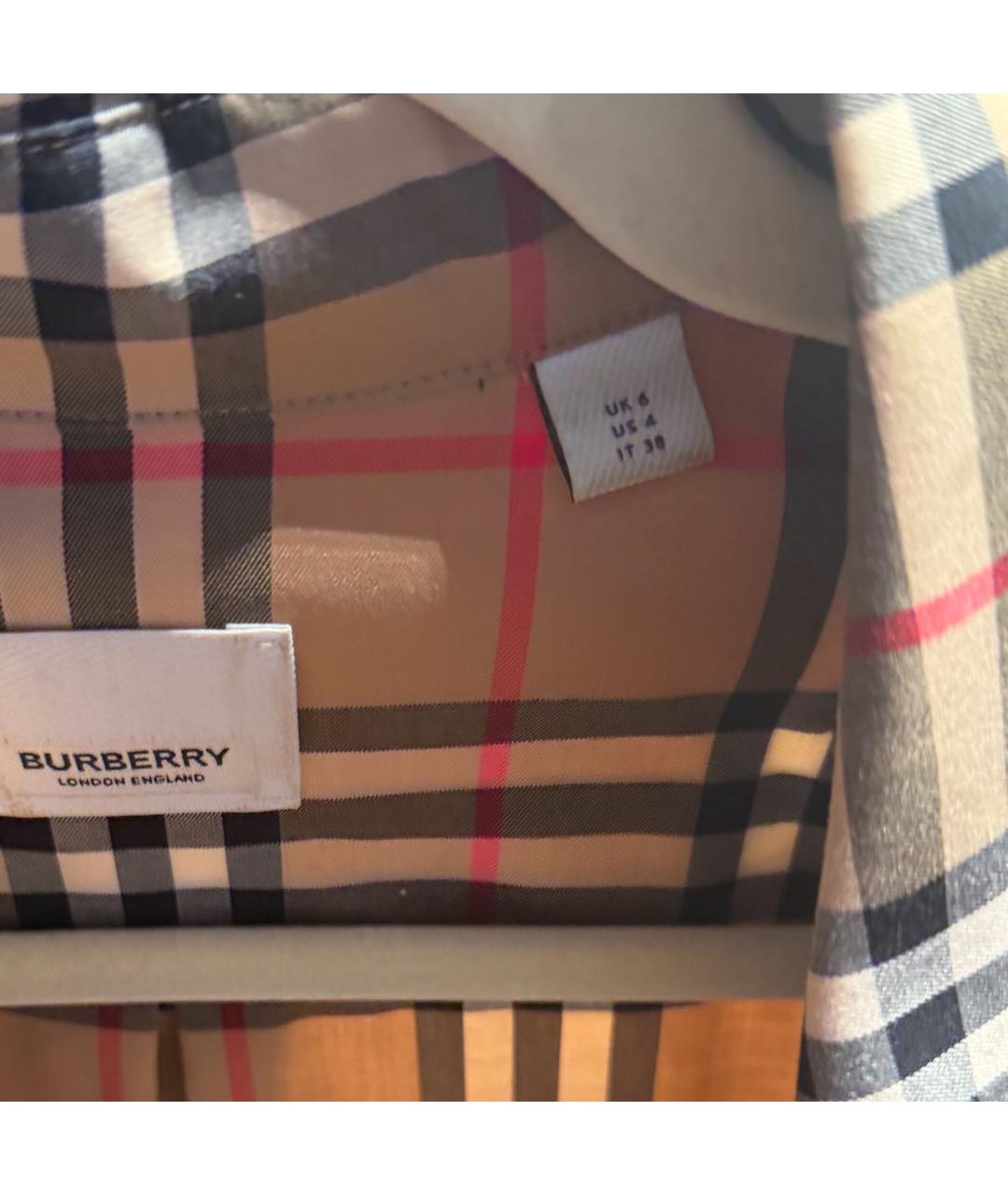 BURBERRY Коричневая рубашка, фото 5