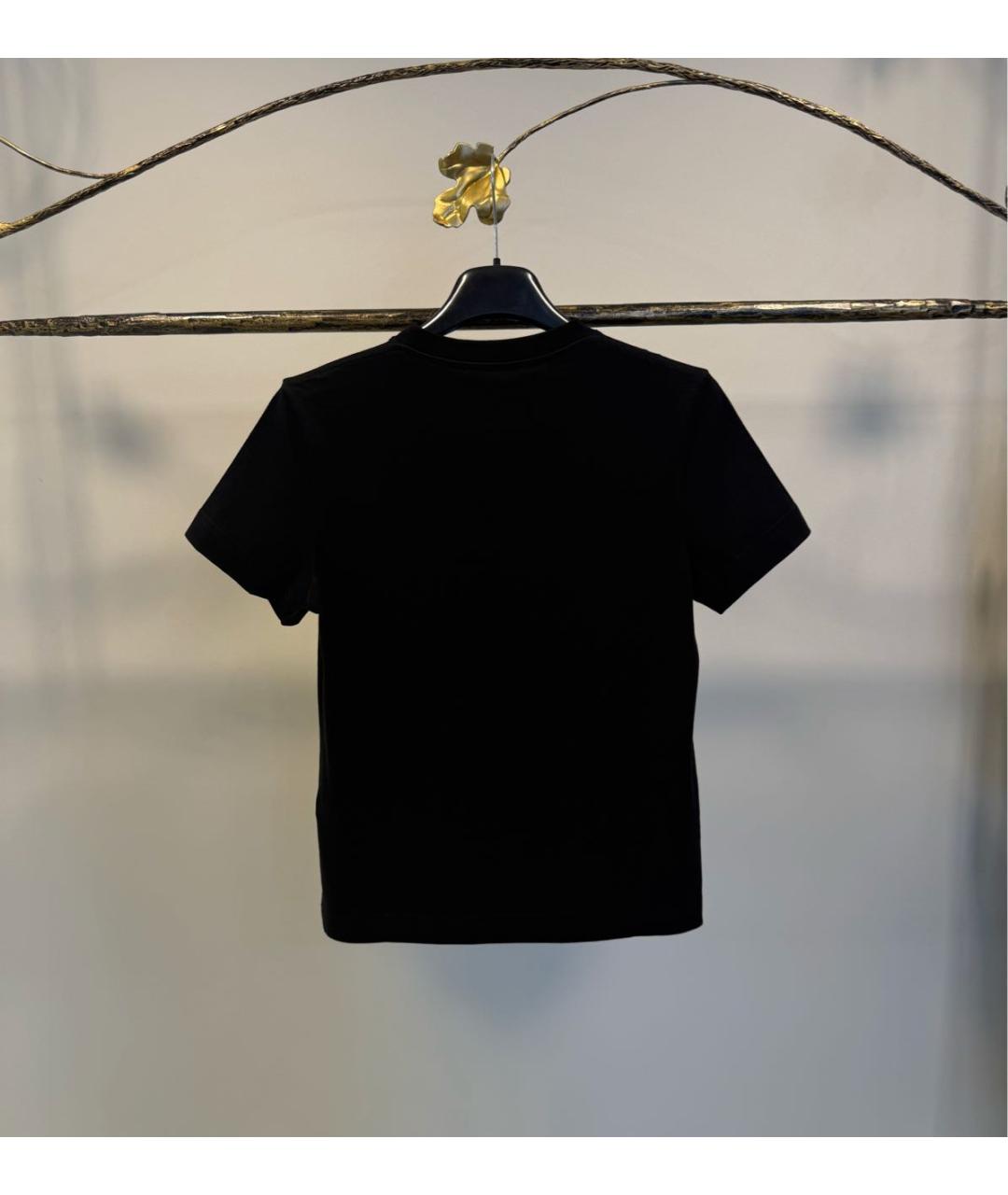 JACQUEMUS Черная хлопковая футболка, фото 2