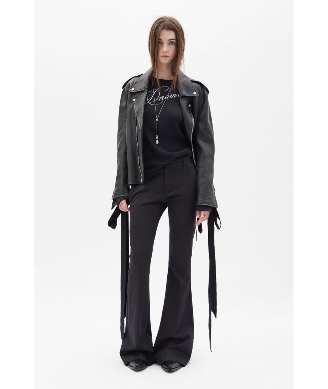 ANN DEMEULEMEESTER Черные митенки, фото 8