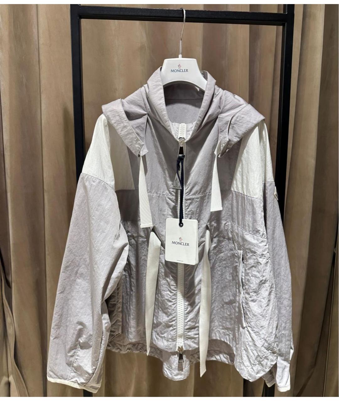 MONCLER Серая куртка, фото 2