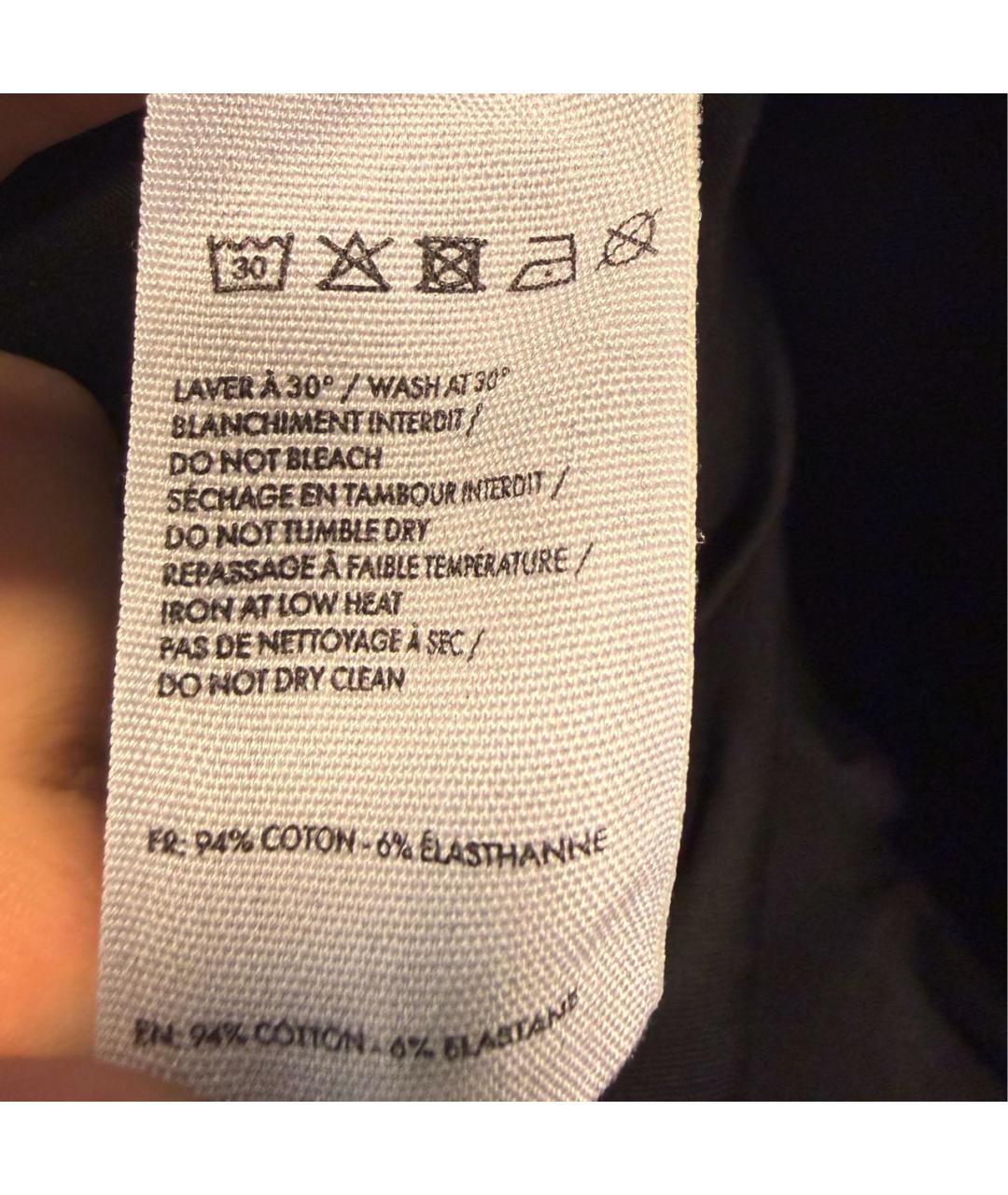 JACQUEMUS Черная хлопковая футболка, фото 5
