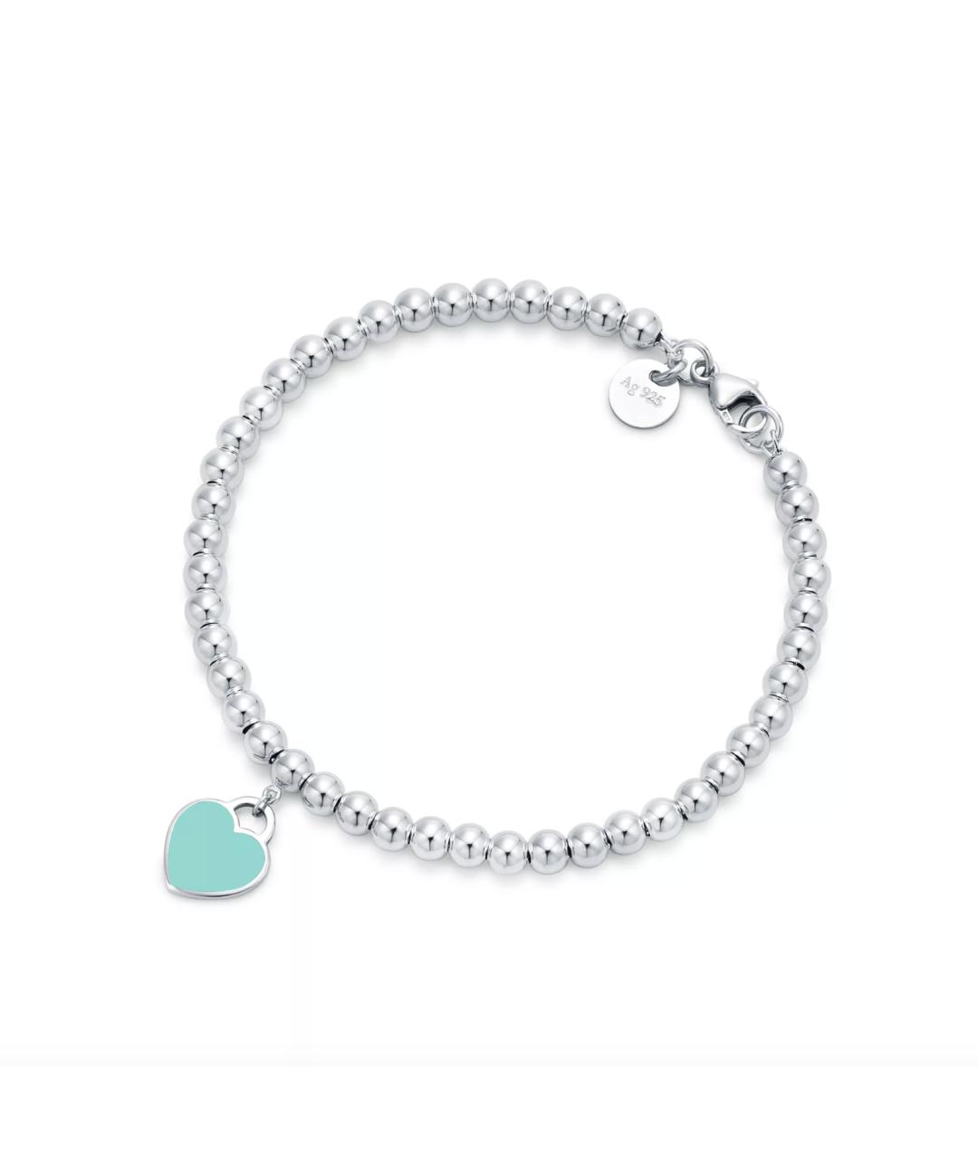 TIFFANY&CO Бирюзовый серебряный браслет, фото 4