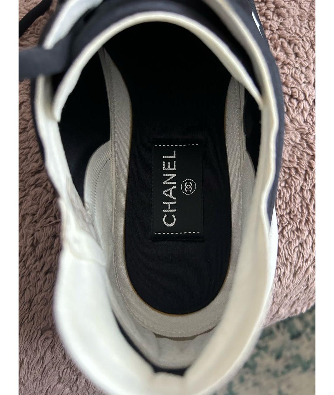 CHANEL Черные низкие кроссовки / кеды, фото 6