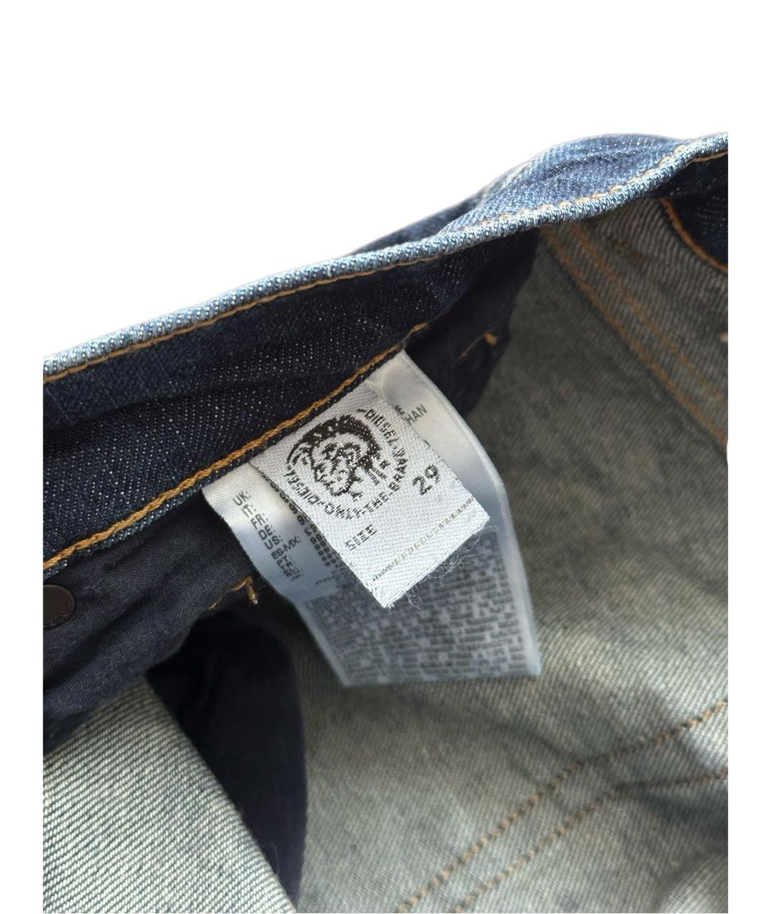 DIESEL Синие хлопко-эластановые джинсы скинни, фото 5
