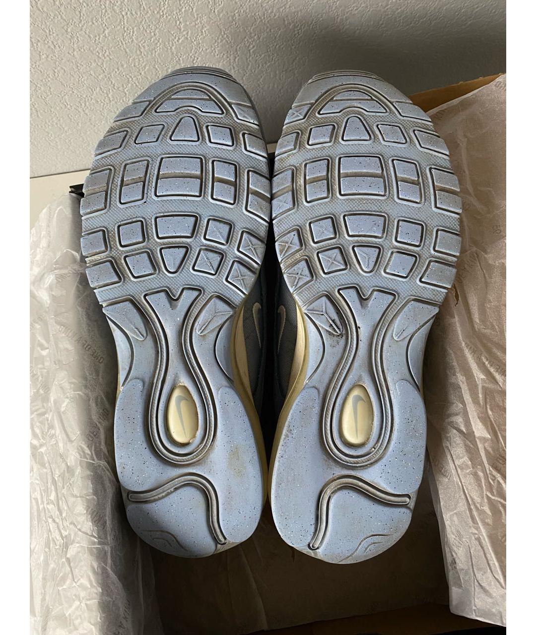 NIKE Синие текстильные низкие кроссовки / кеды, фото 7