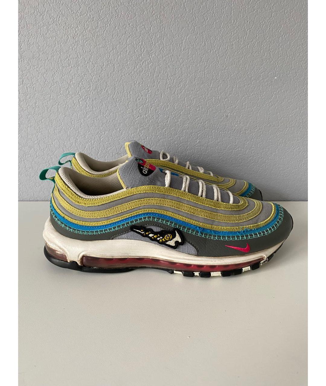 NIKE Мульти текстильные низкие кроссовки / кеды, фото 4