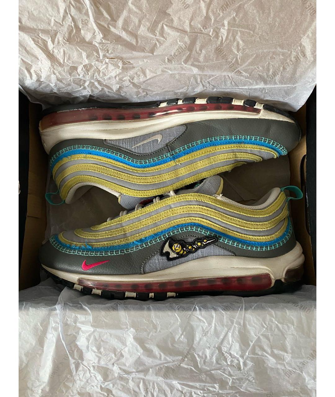 NIKE Мульти текстильные низкие кроссовки / кеды, фото 2