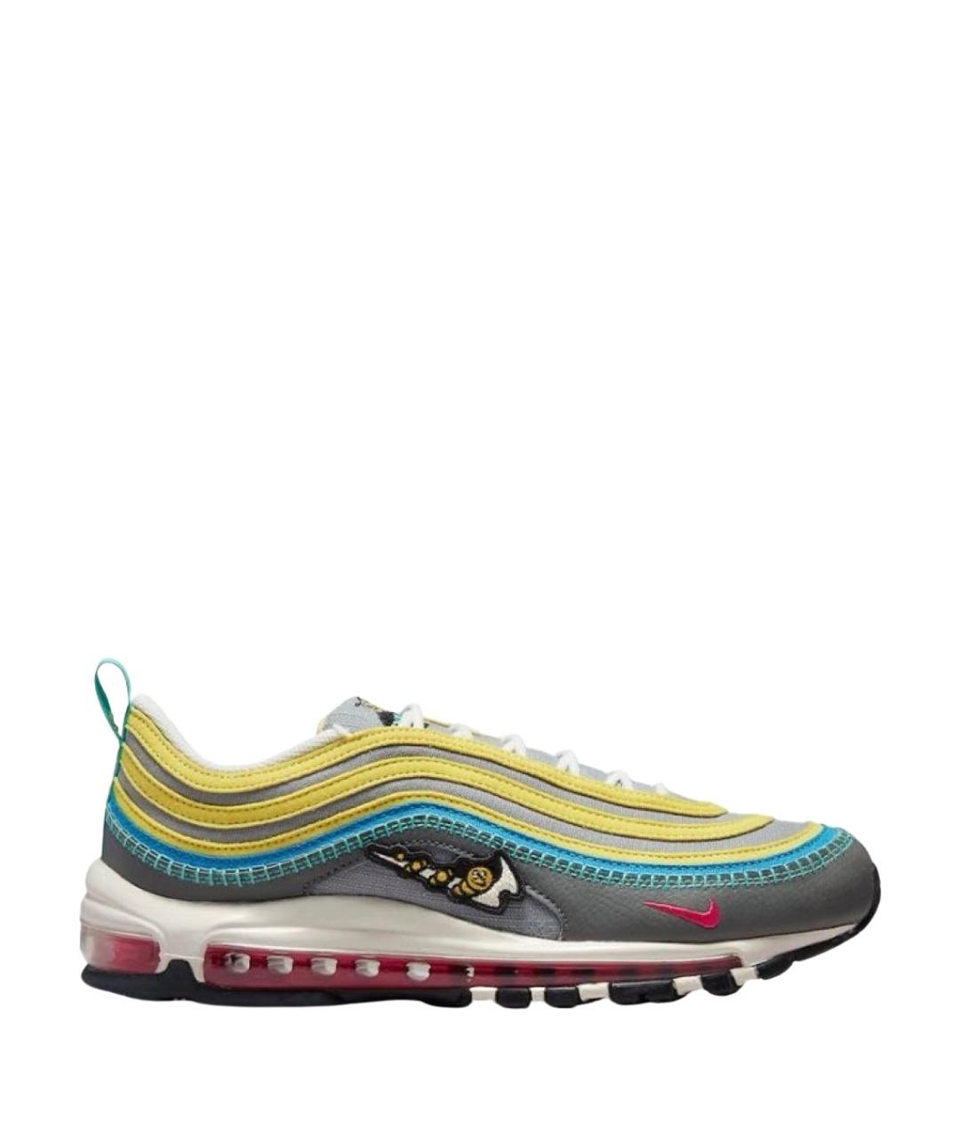 NIKE Мульти текстильные низкие кроссовки / кеды, фото 1