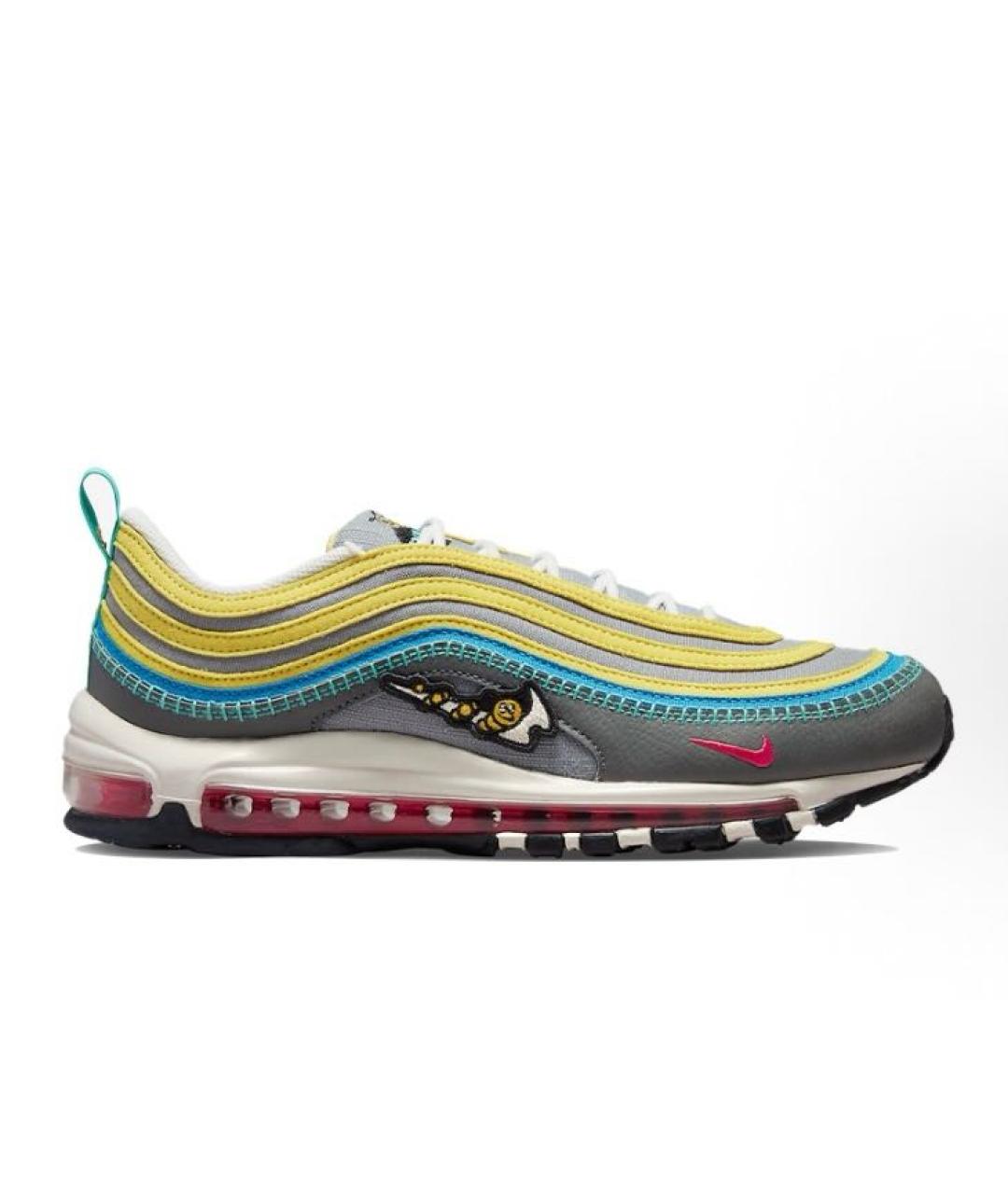 NIKE Мульти текстильные низкие кроссовки / кеды, фото 8