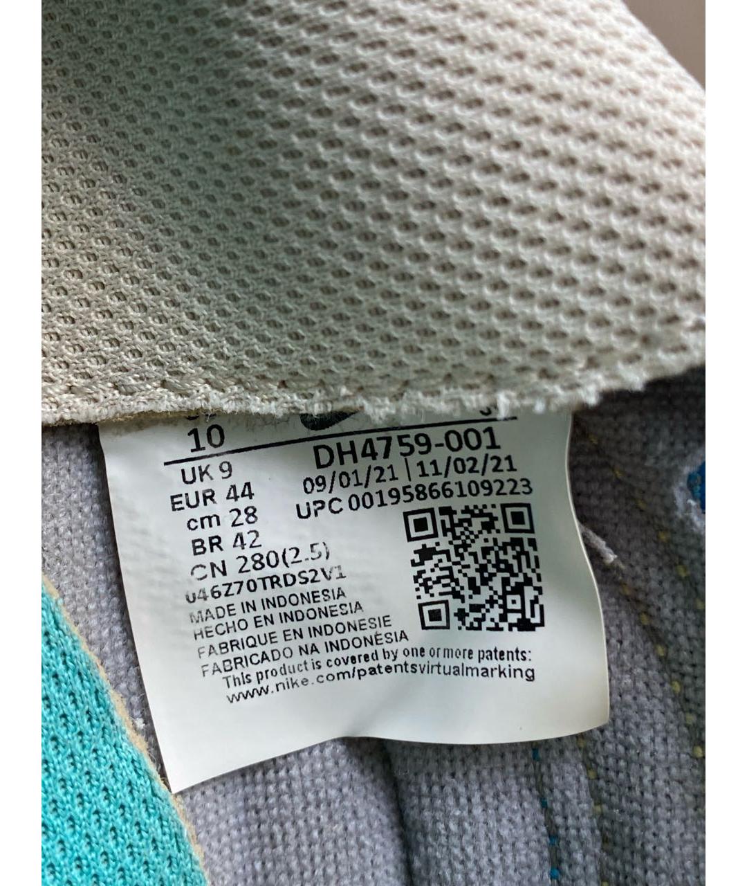 NIKE Мульти текстильные низкие кроссовки / кеды, фото 6