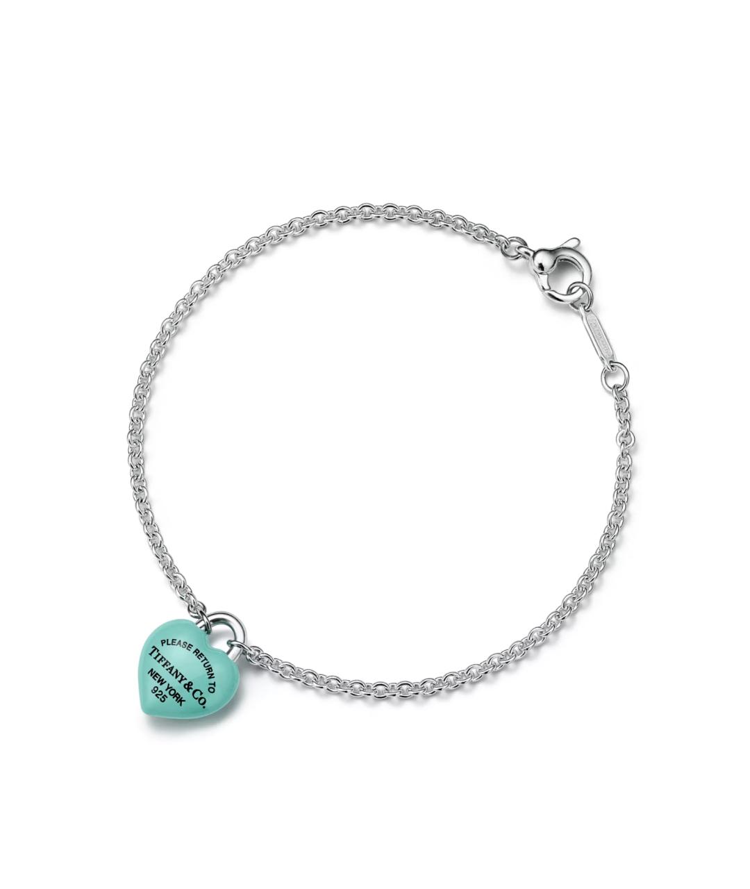 TIFFANY&CO Бирюзовый серебряный браслет, фото 3
