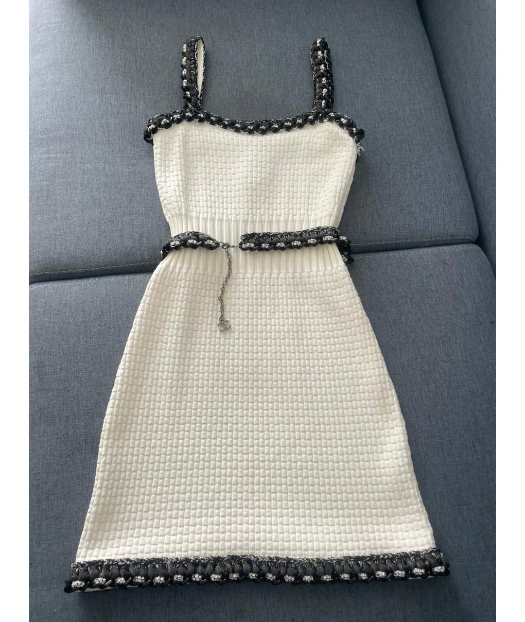 CHANEL Белое платье, фото 3