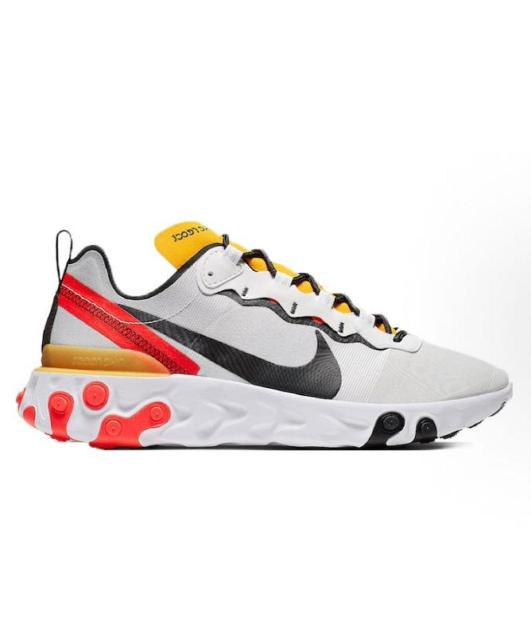 NIKE Белые текстильные низкие кроссовки / кеды, фото 8