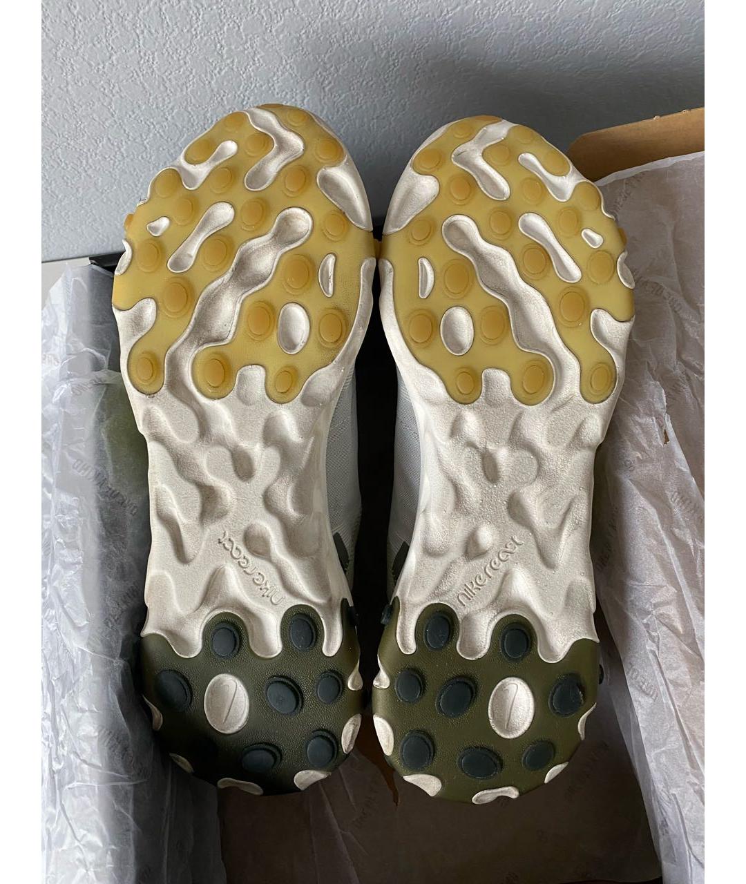 NIKE Серые текстильные низкие кроссовки / кеды, фото 7