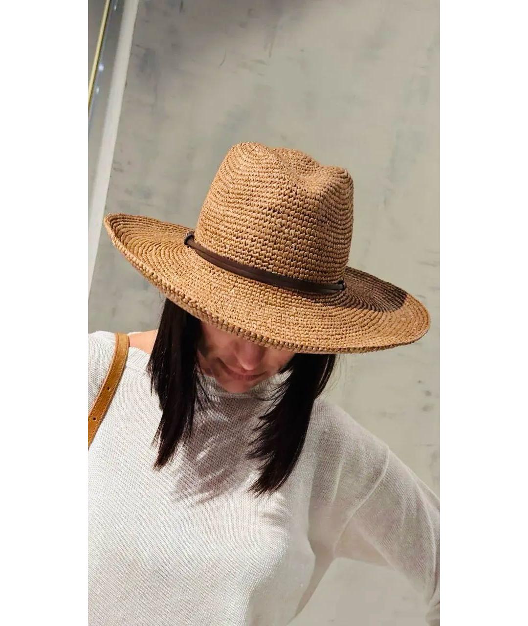 WEEKEND MAX MARA Бежевая шляпа, фото 6