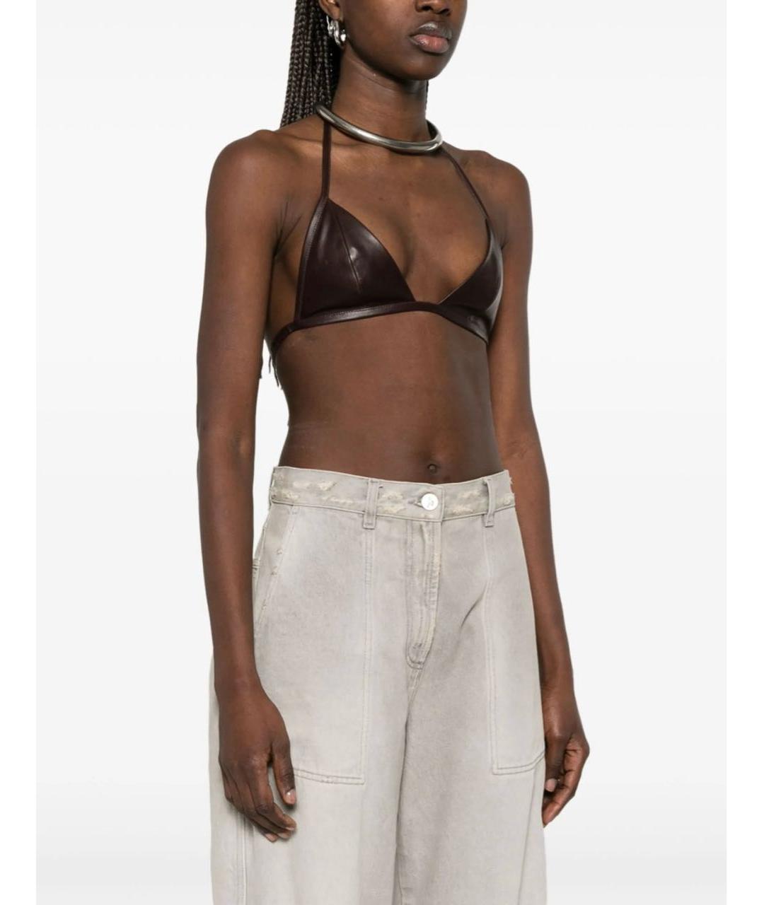 RICK OWENS Коричневый бюстгалтеры, фото 6