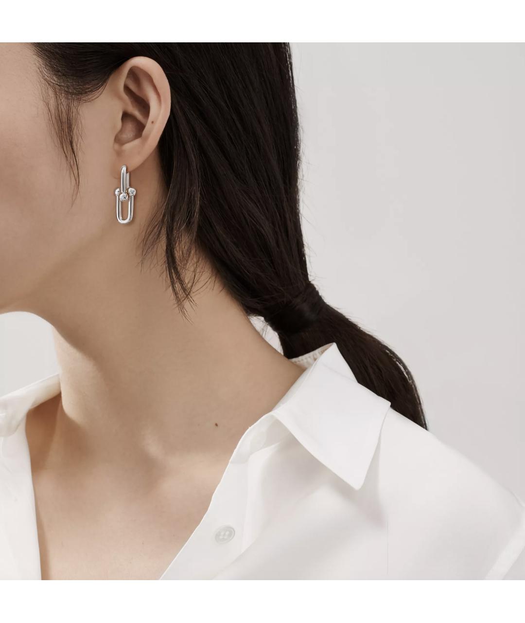 TIFFANY&CO Серебряные серебряные серьги, фото 2