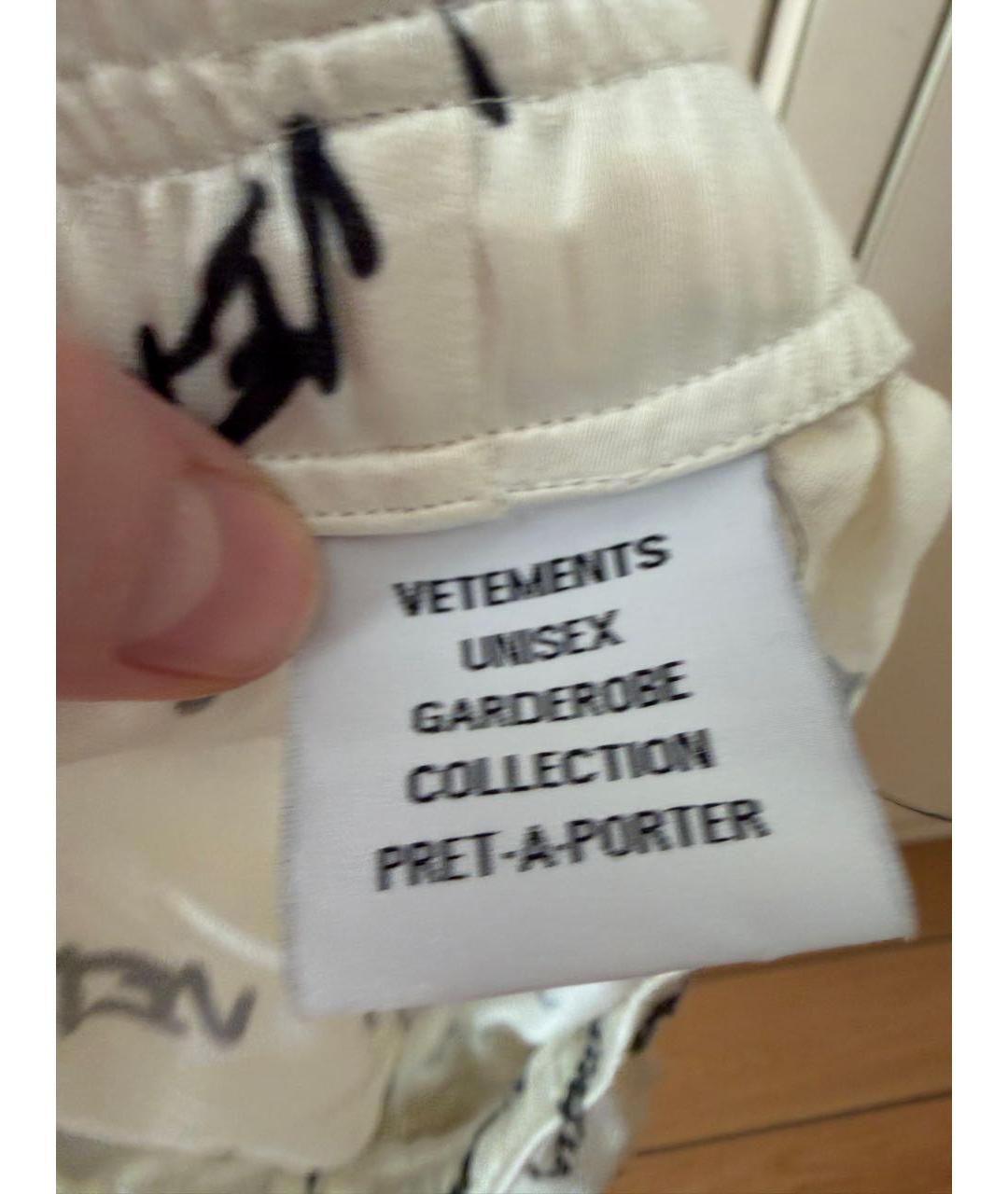 VETEMENTS Мульти шелковые шорты, фото 8