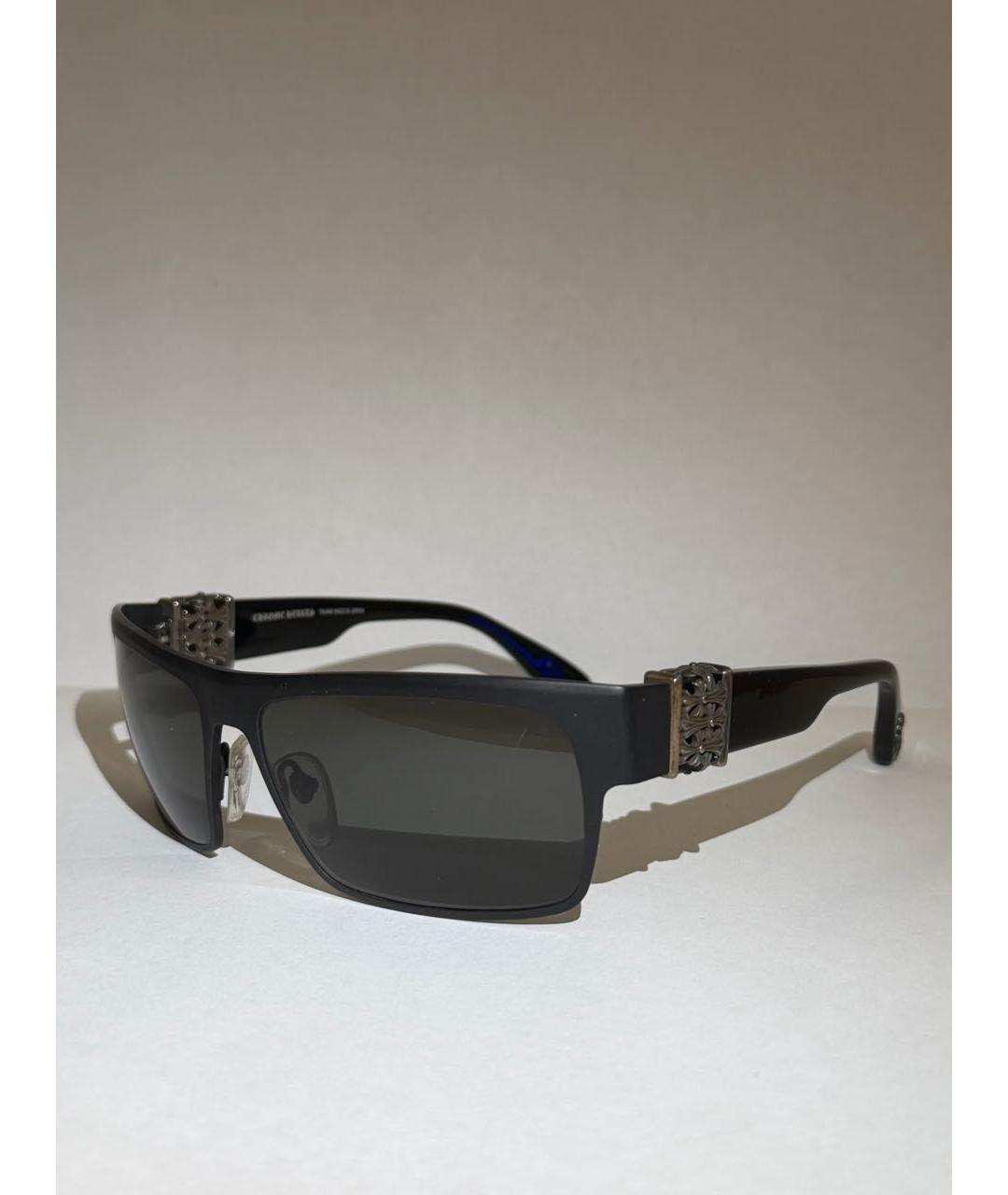 CHROME HEARTS Черные пластиковые солнцезащитные очки, фото 7