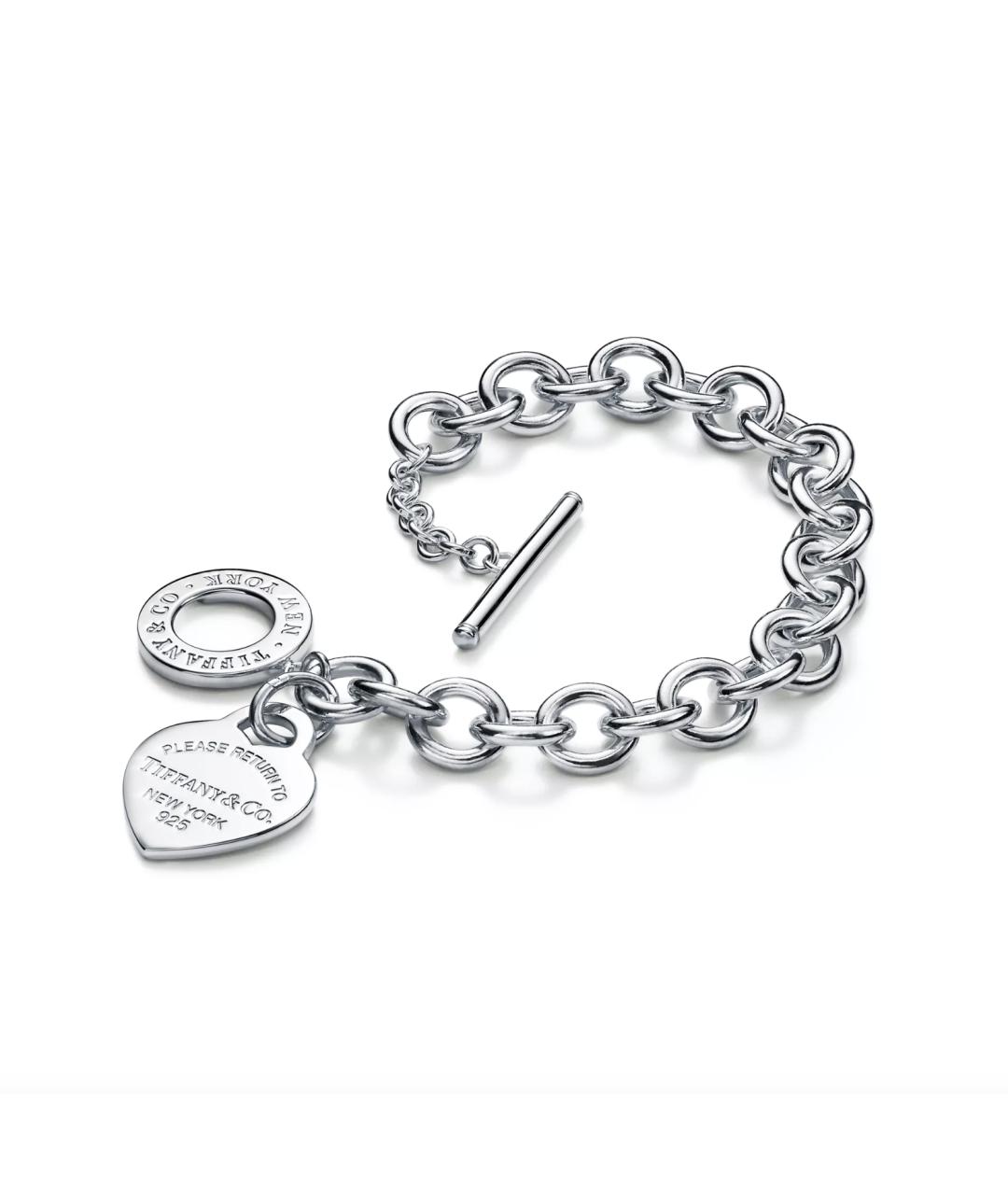 TIFFANY&CO Серебрянный серебряный браслет, фото 3