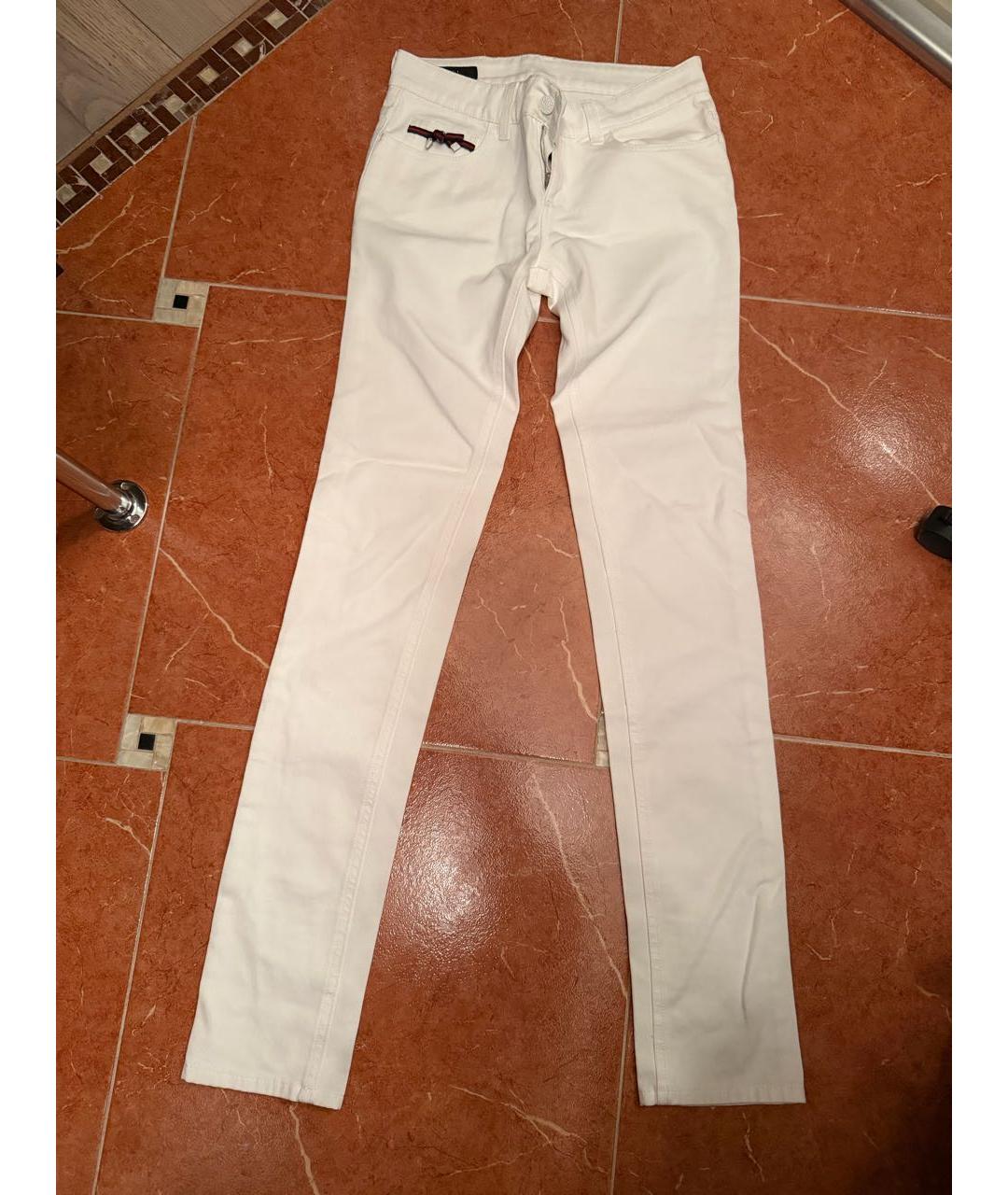 GUCCI Белые джинсы слим, фото 7