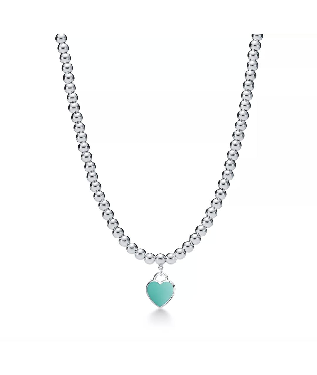 TIFFANY&CO Бирюзовая серебряная подвеска, фото 3