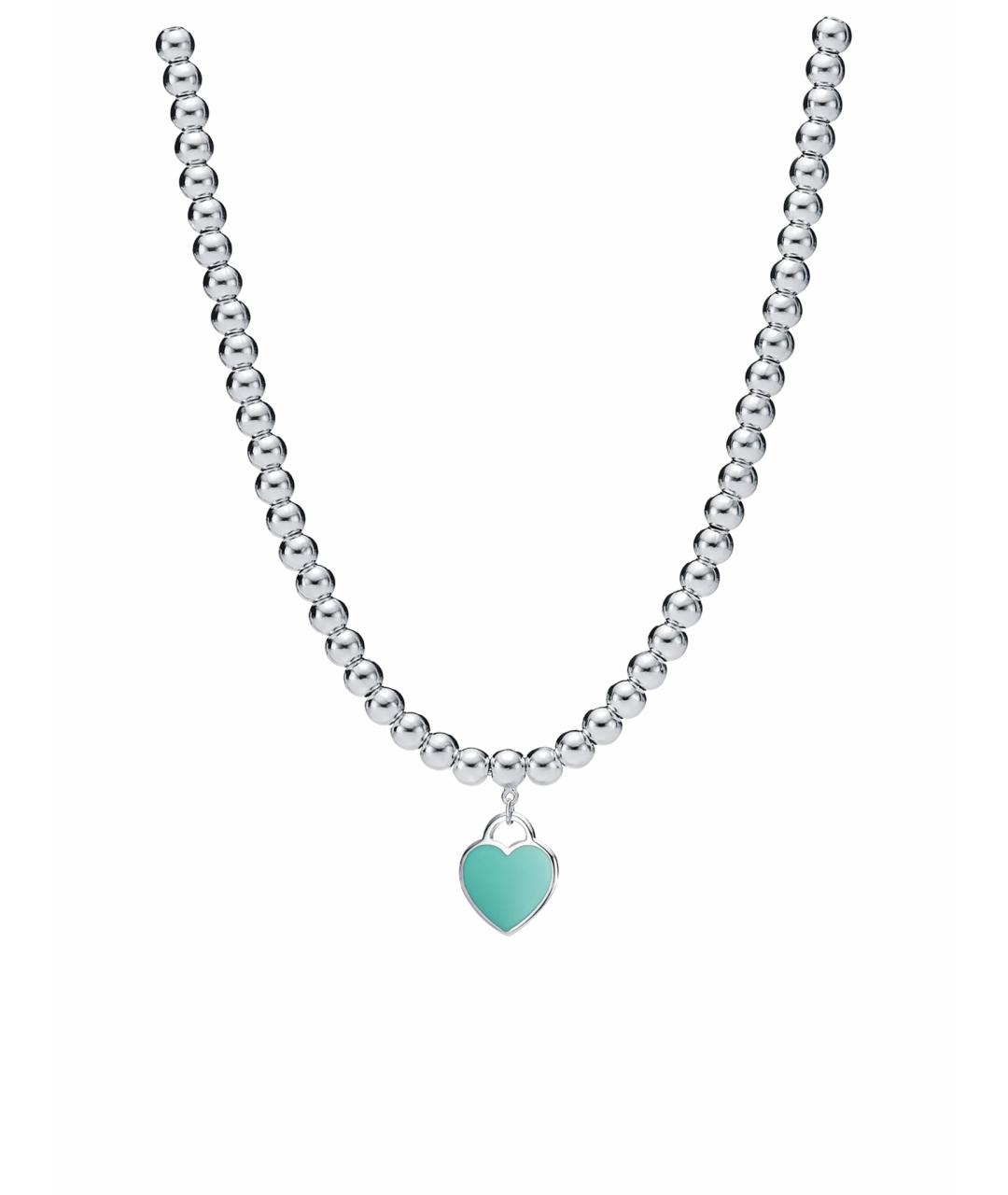 TIFFANY&CO Бирюзовая серебряная подвеска, фото 1