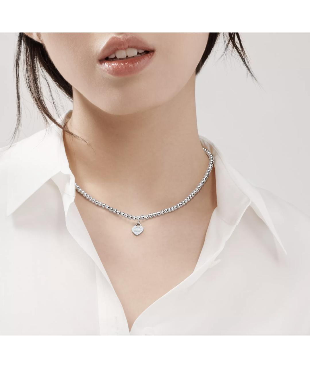 TIFFANY&CO Бирюзовая серебряная подвеска, фото 2