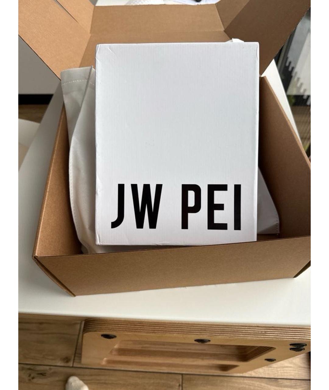 JW PEI Коричневая сумка с короткими ручками из искусственной кожи, фото 6