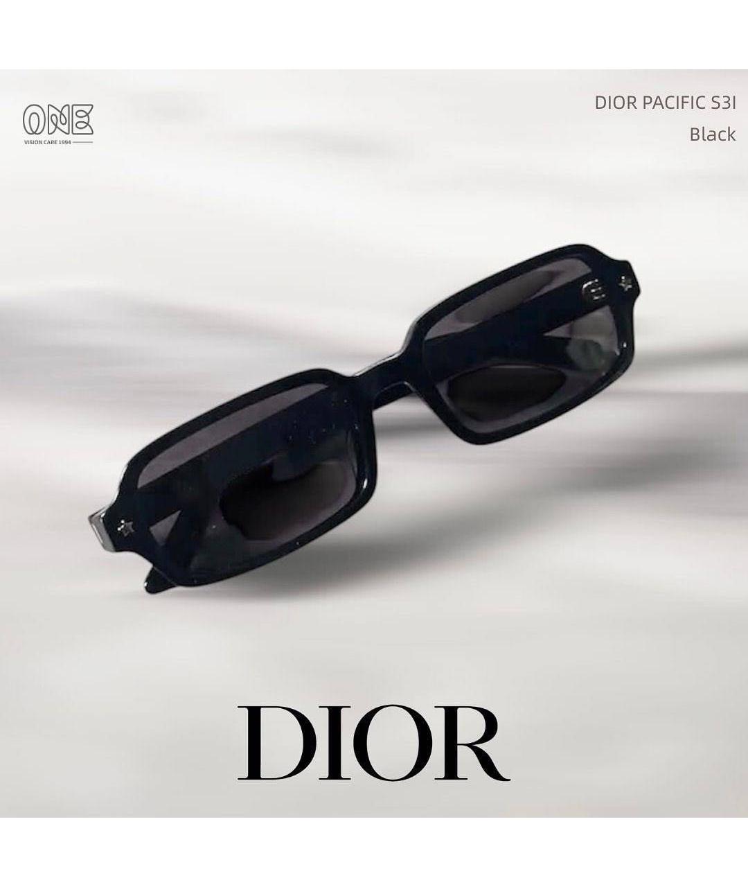 CHRISTIAN DIOR Черные пластиковые солнцезащитные очки, фото 2