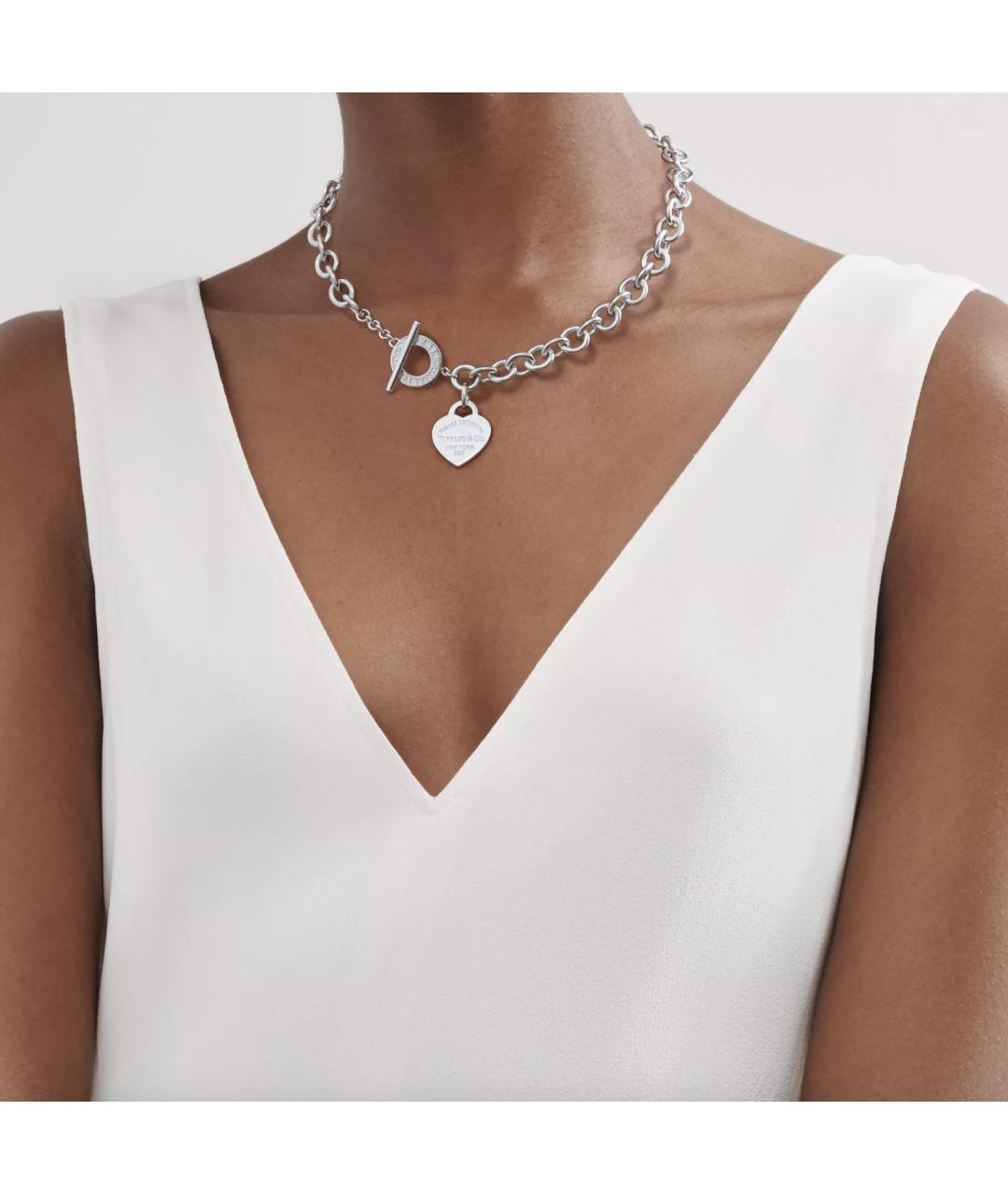 TIFFANY&CO Серебряное серебряное колье, фото 2