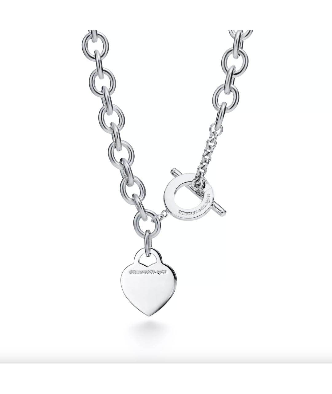 TIFFANY&CO Серебряное серебряное колье, фото 3
