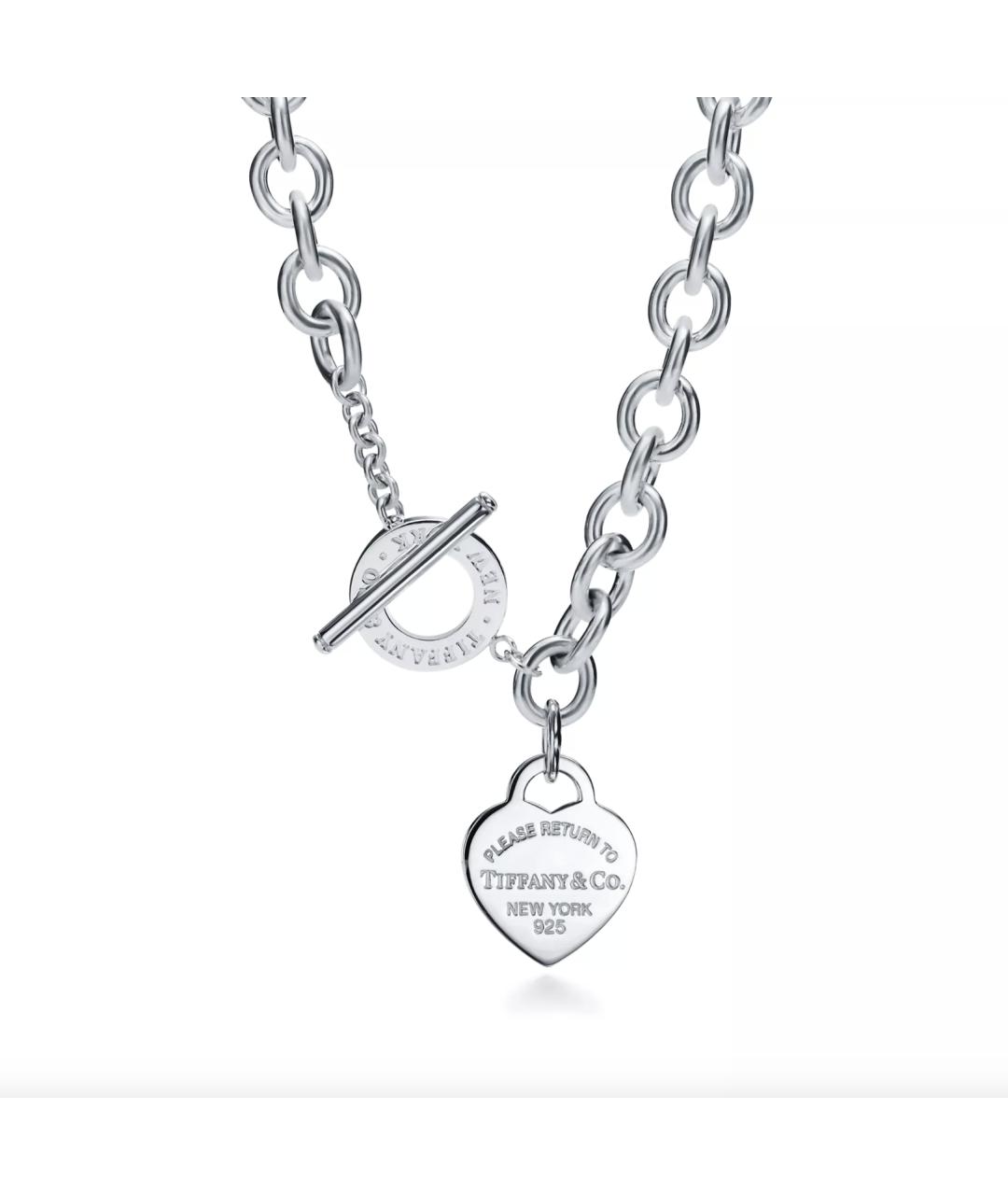 TIFFANY&CO Серебряное серебряное колье, фото 4
