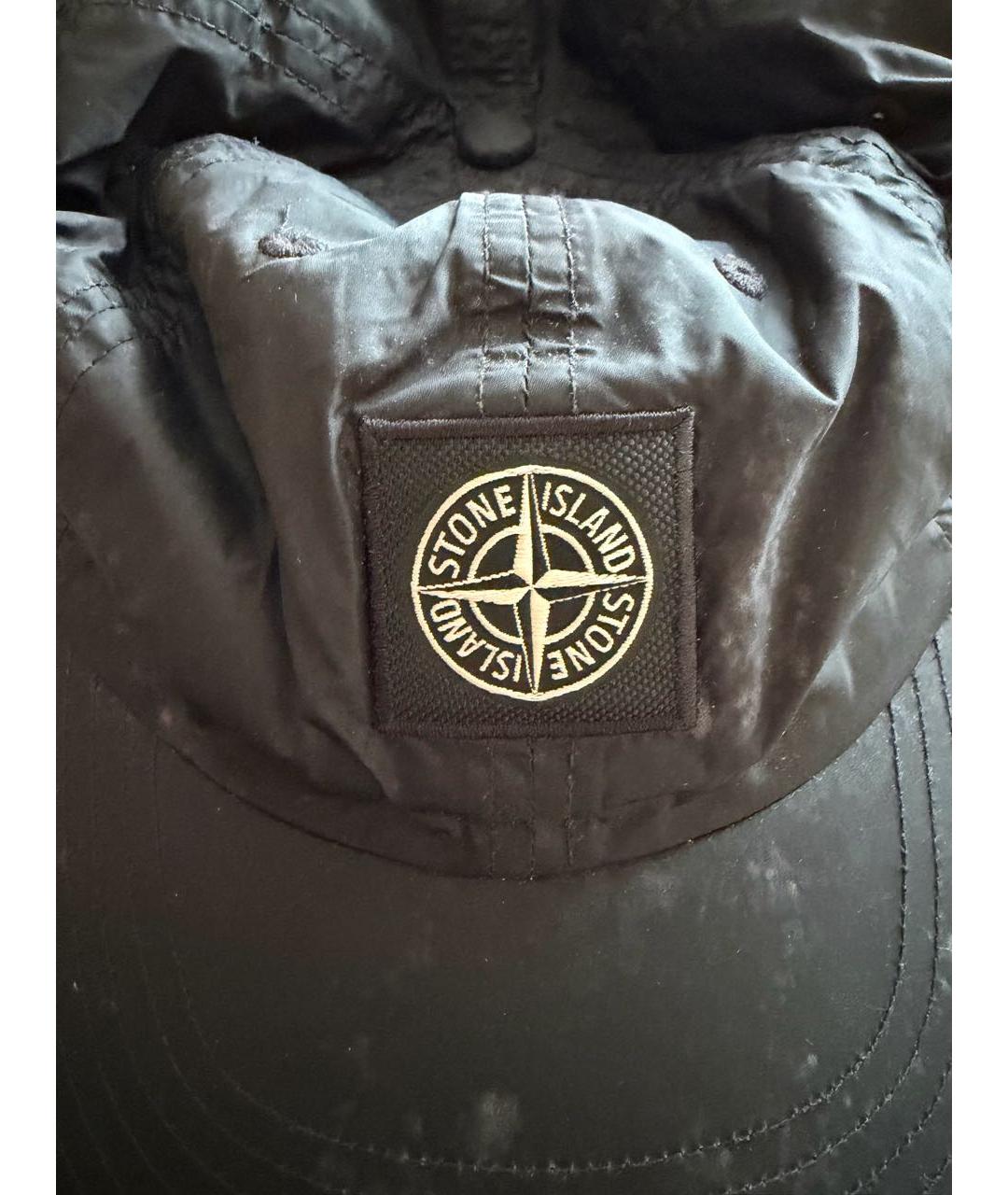 STONE ISLAND Черная кепка/бейсболка, фото 4