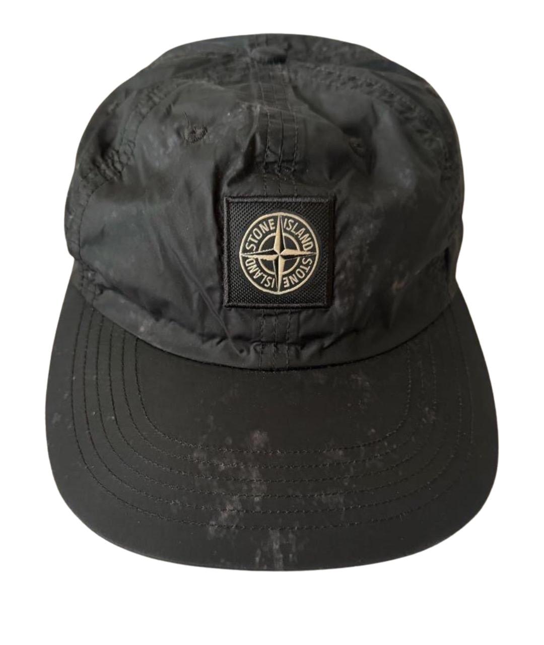 STONE ISLAND Черная кепка/бейсболка, фото 1