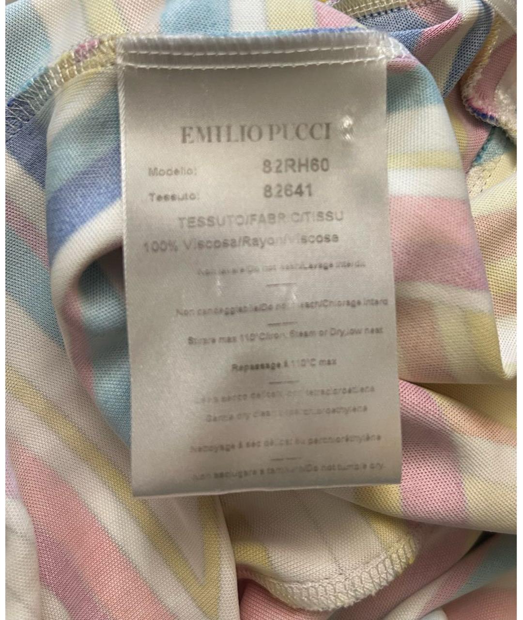EMILIO PUCCI Мульти вискозное платье, фото 5