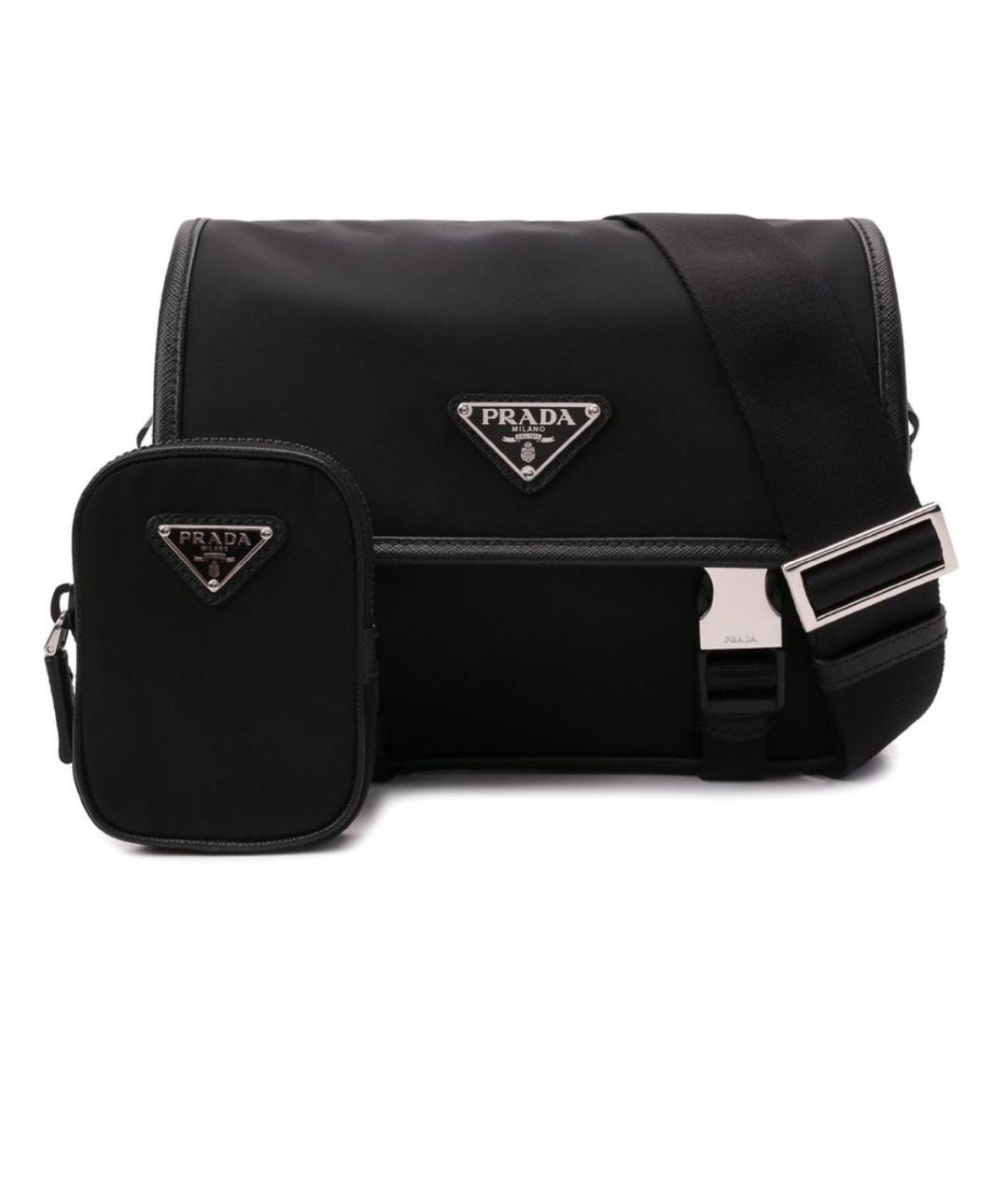 PRADA Черная сумка на плечо, фото 5