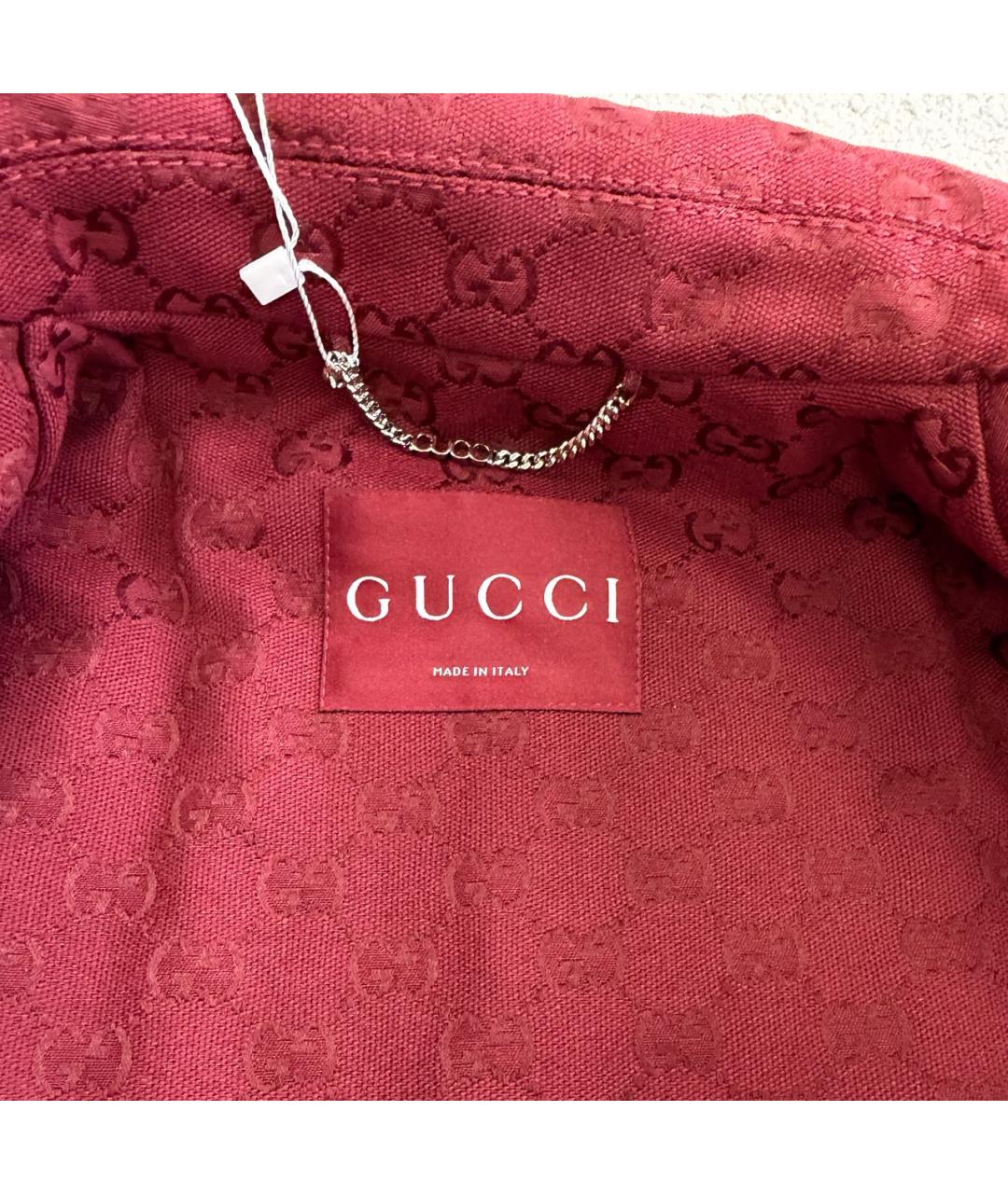 LOUIS VUITTON Бордовый хлопковый костюм с юбками, фото 3