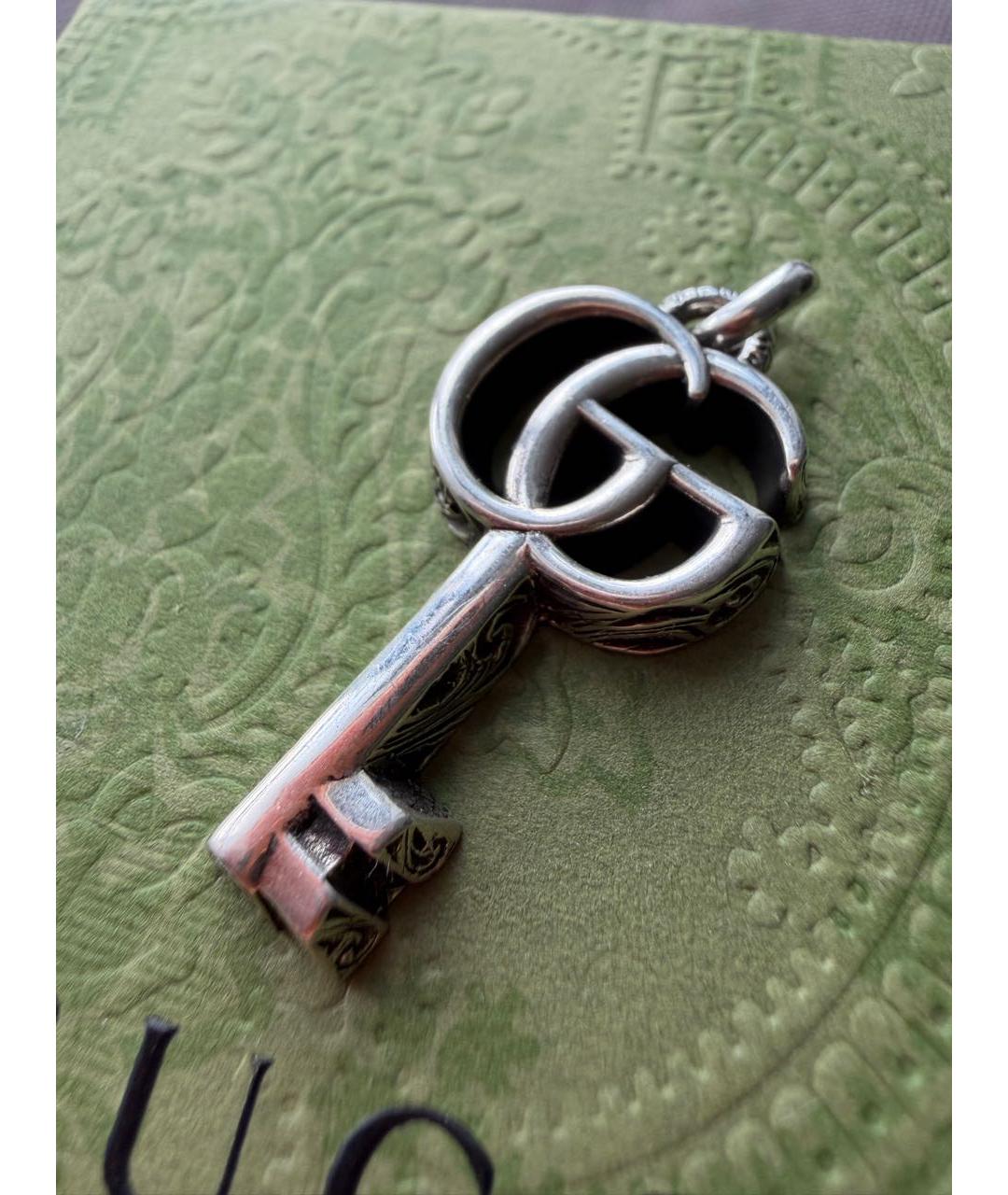 GUCCI Серебрянный серебряный кулон, фото 3