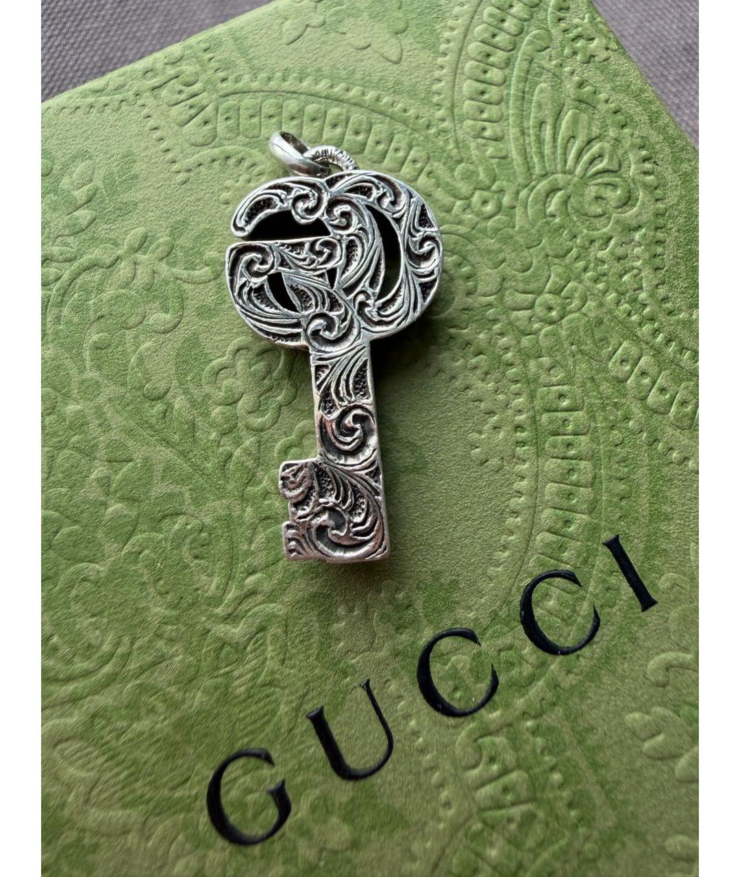 GUCCI Серебрянный серебряный кулон, фото 5