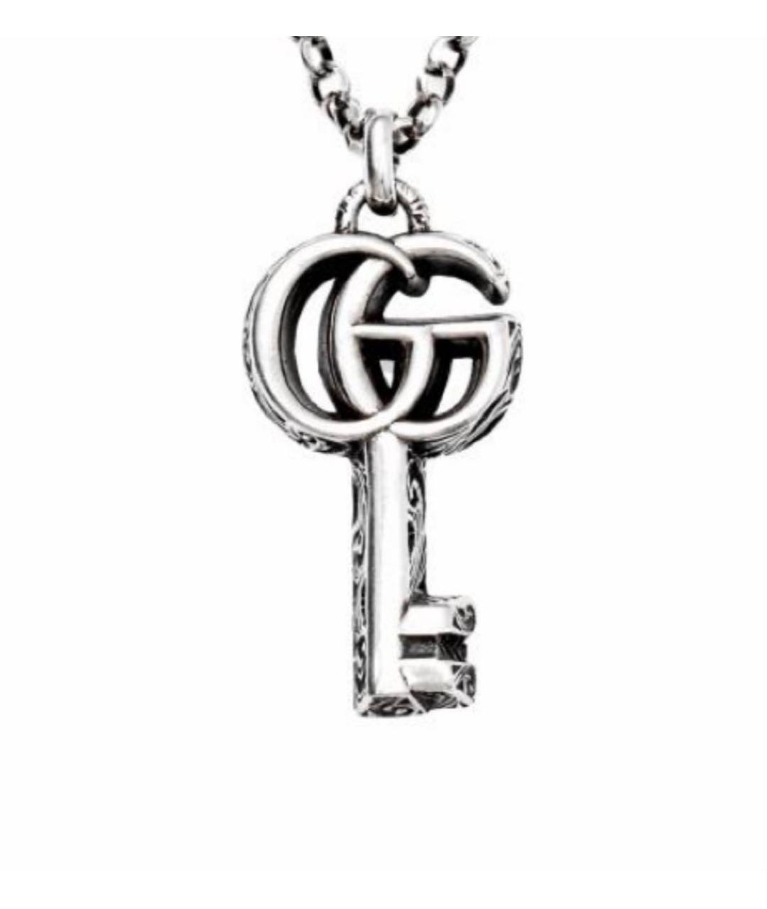 GUCCI Серебрянный серебряный кулон, фото 2