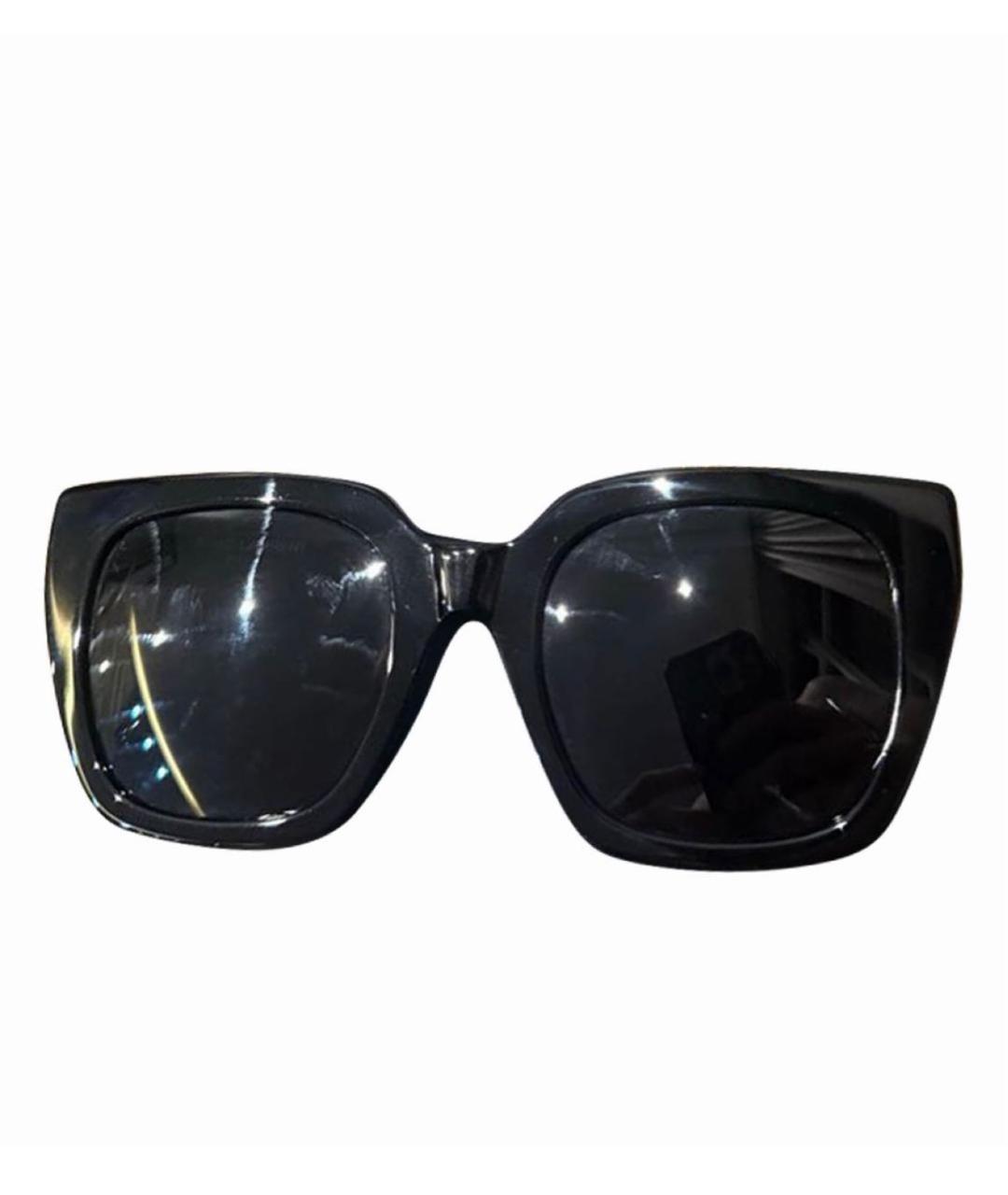 SAINT LAURENT Черные пластиковые солнцезащитные очки, фото 1