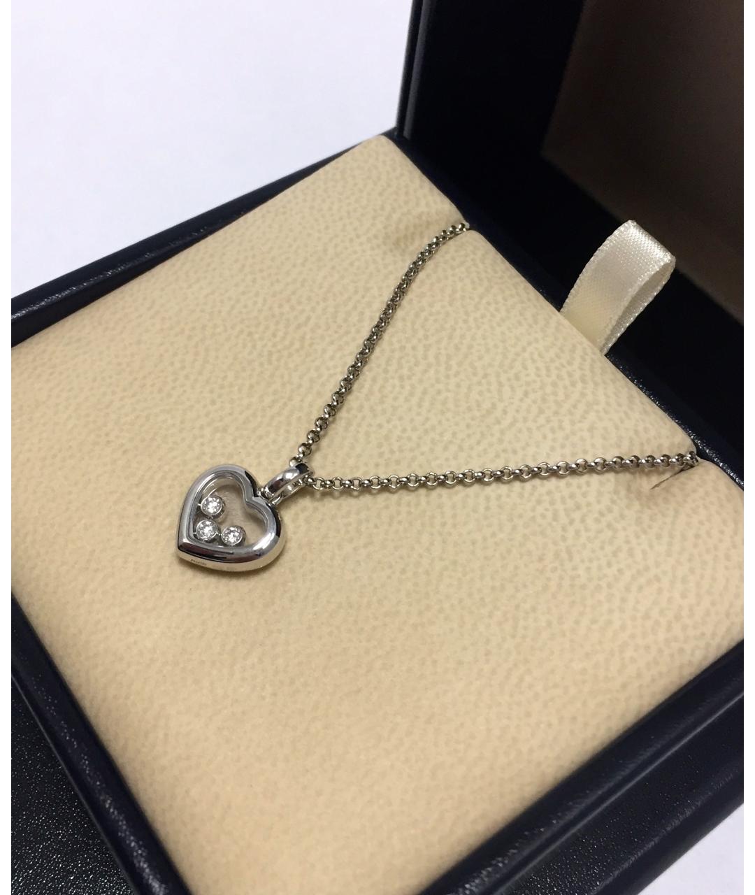 CHOPARD Серебряное колье из белого золота, фото 2