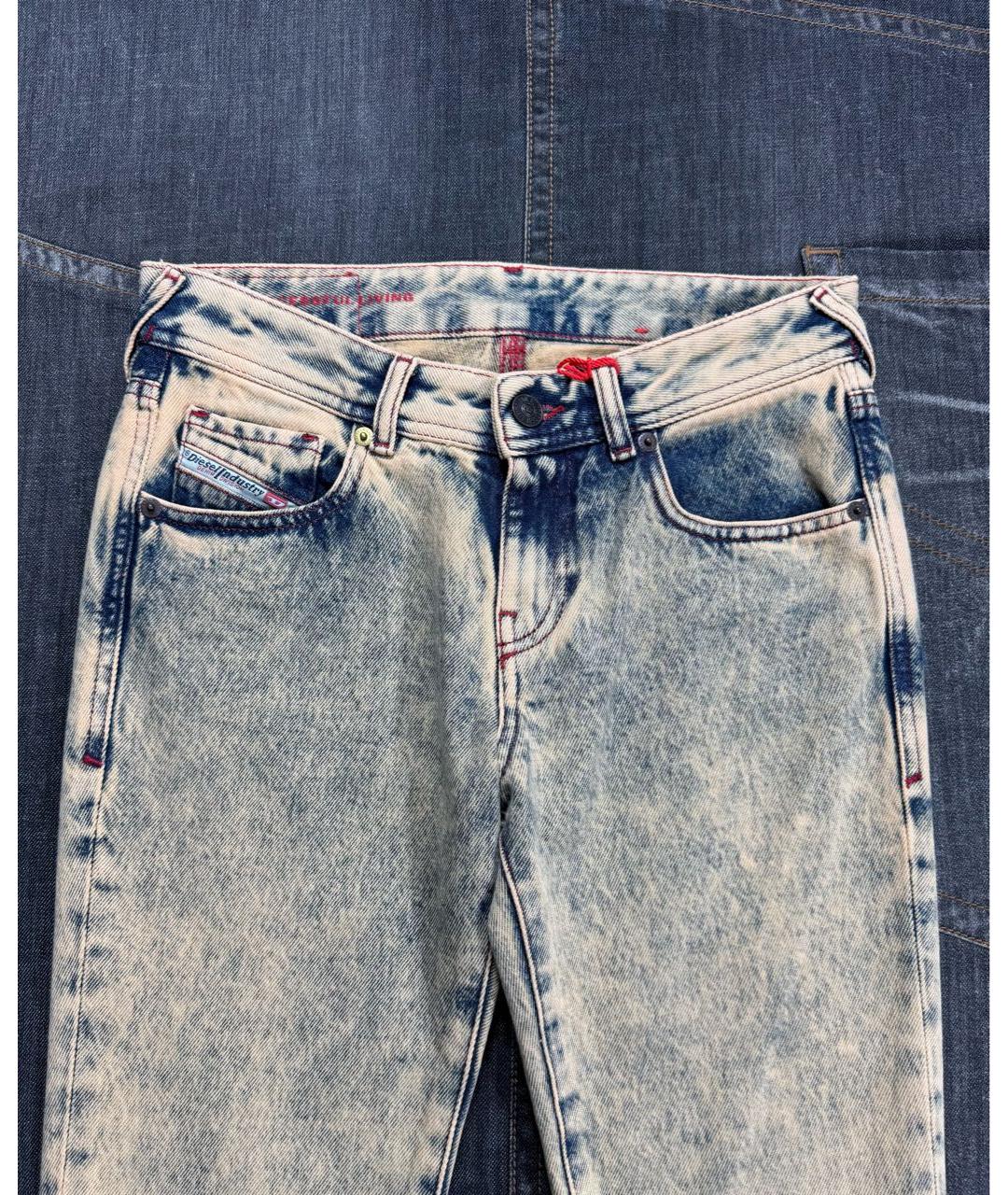DIESEL Мульти хлопко-эластановые прямые джинсы, фото 4