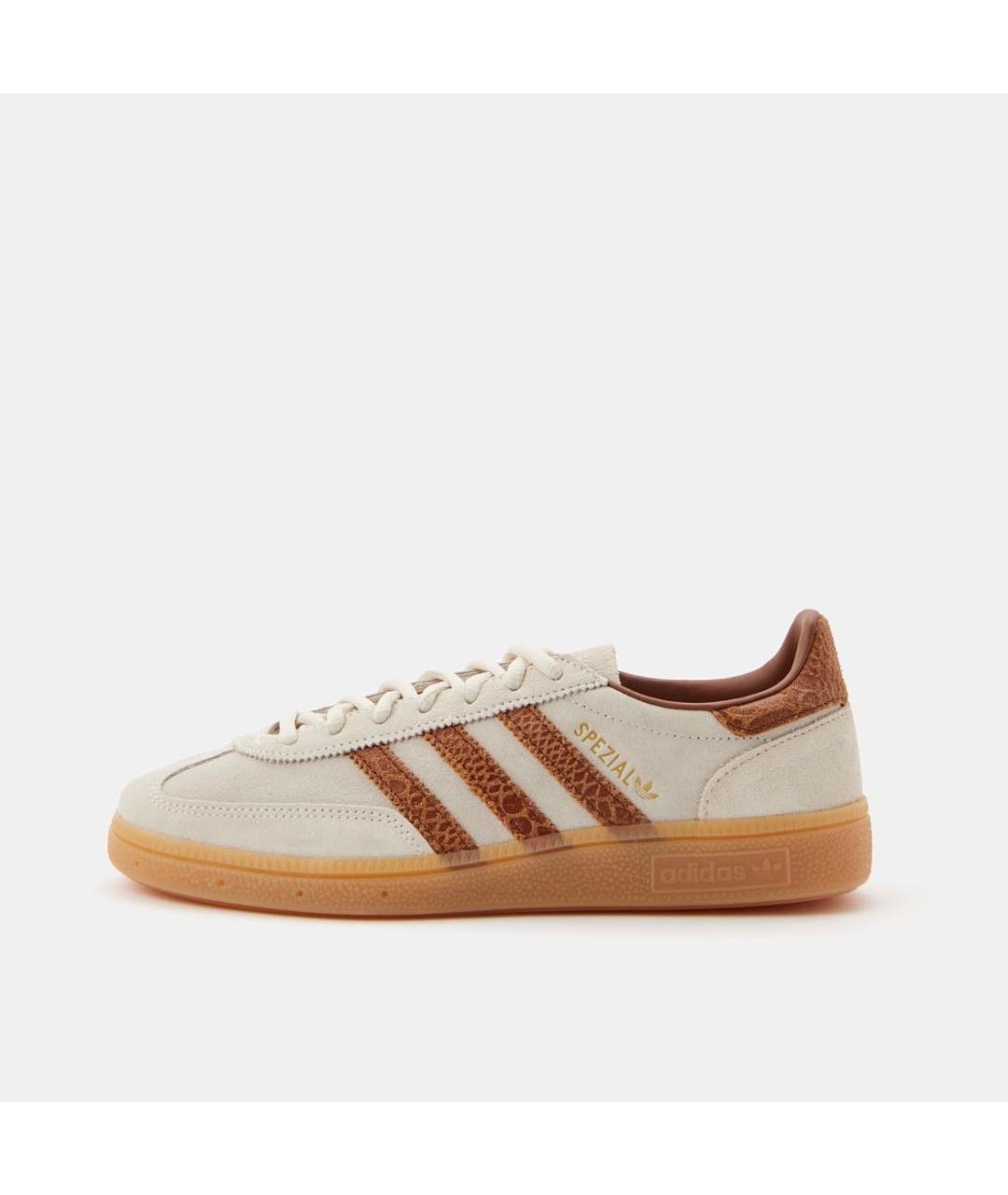 ADIDAS Бежевые замшевые кроссовки, фото 7