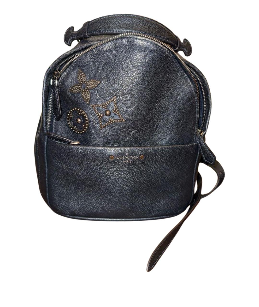 LOUIS VUITTON Темно-синий кожаный рюкзак, фото 1