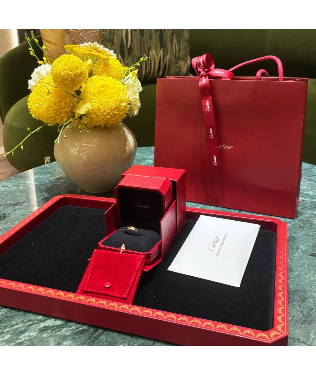 CARTIER Золотое кольцо из розового золота, фото 3