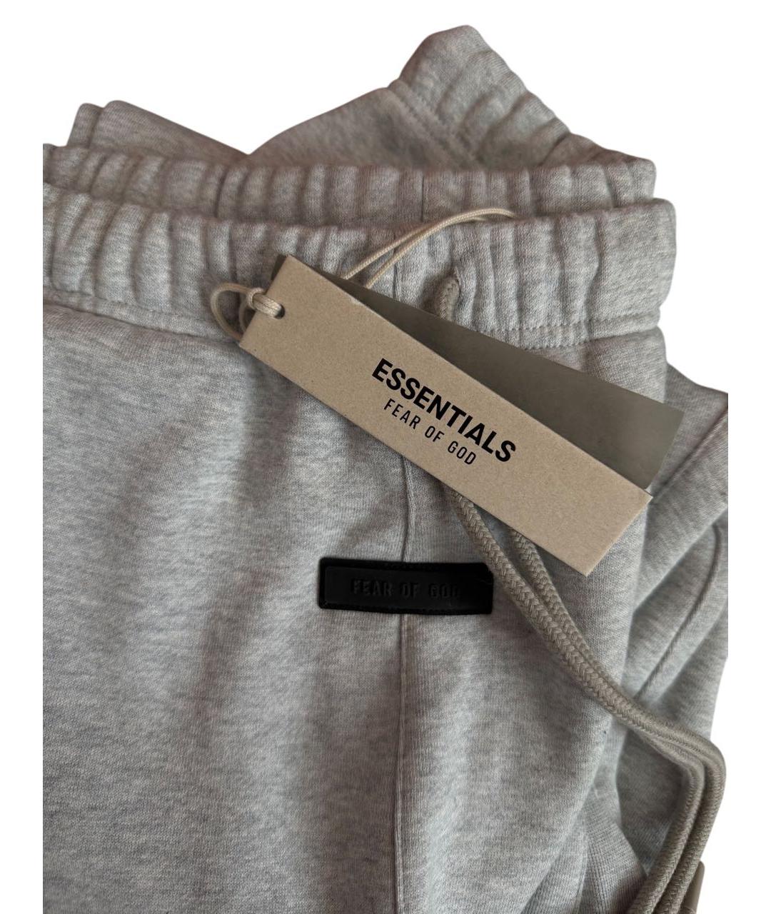 FEAR OF GOD ESSENTIALS Серые хлопковые повседневные брюки, фото 4