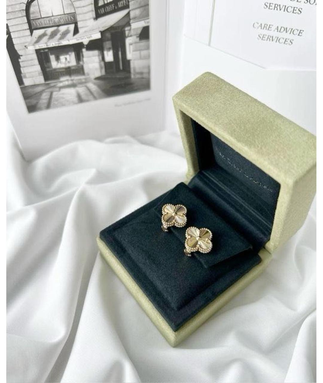 VAN CLEEF & ARPELS Золотые серьги из желтого золота, фото 2